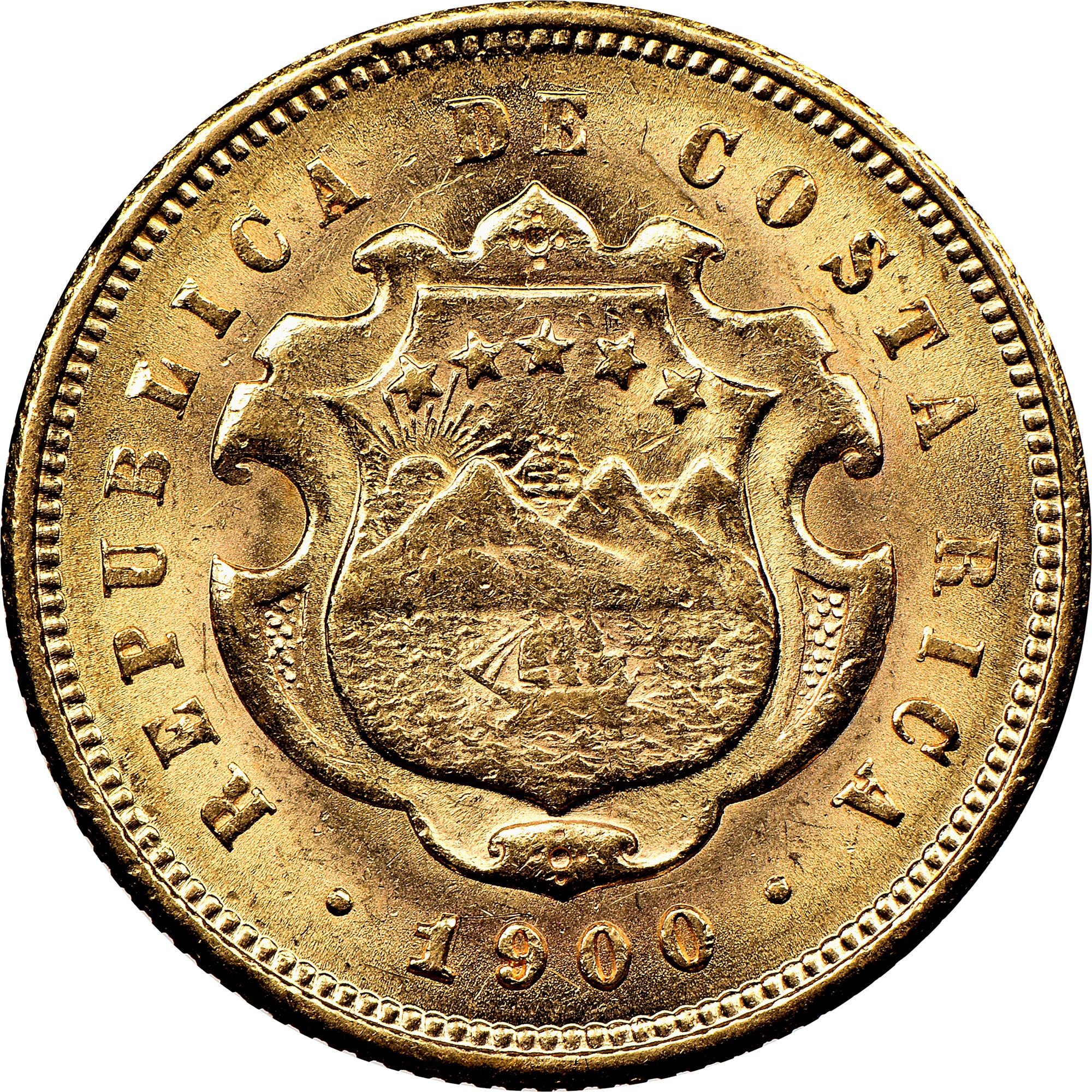 Costa Rica 5 Colones KM 142 Prices & Values | NGC