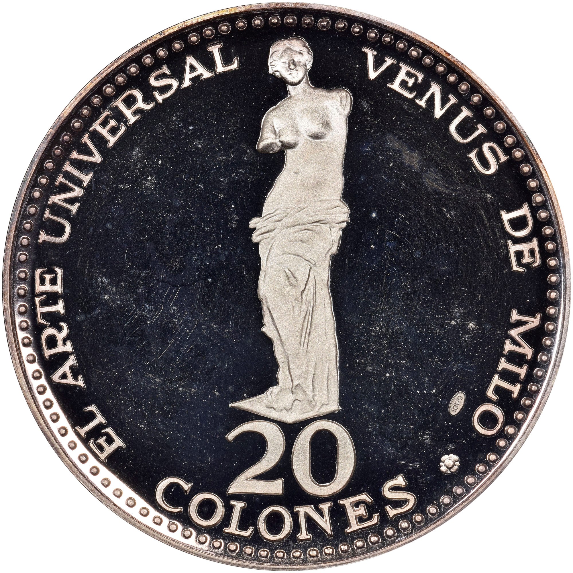 Costa Rica 20 Colones KM 193 Prices & Values | NGC