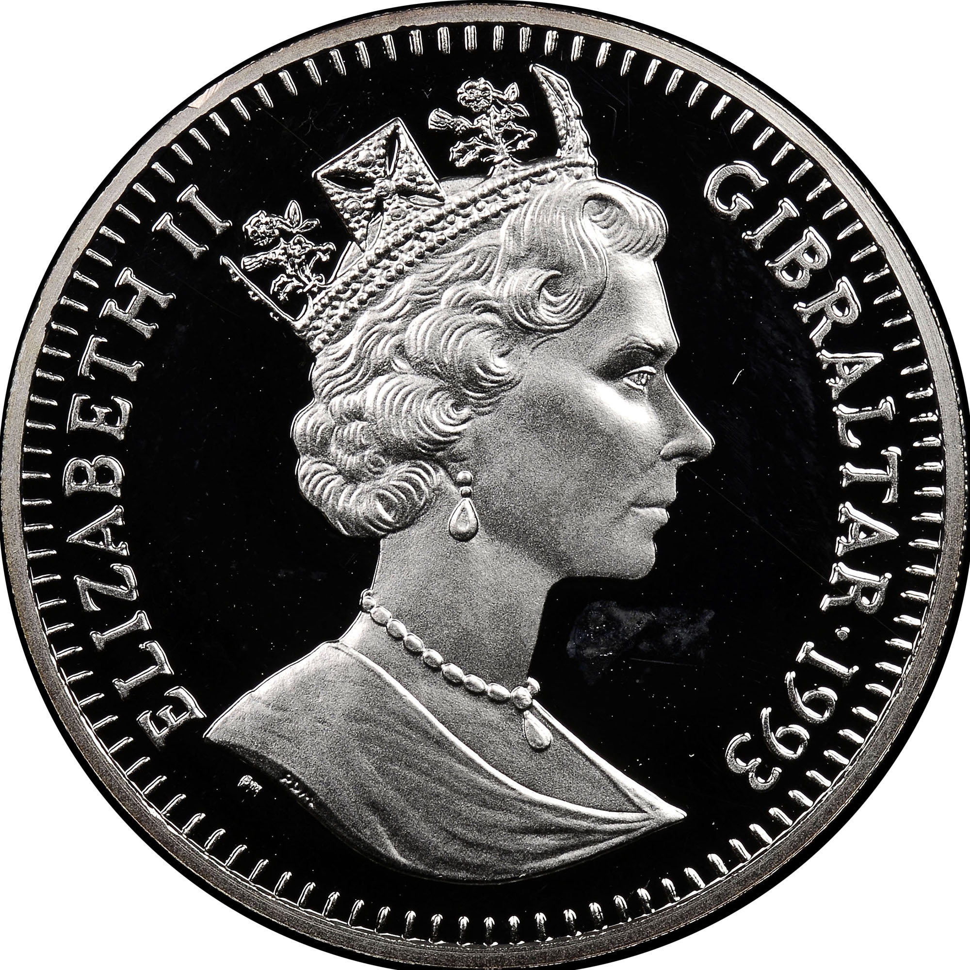 Gibraltar 2 Crown KM 129 Prices & Values | NGC