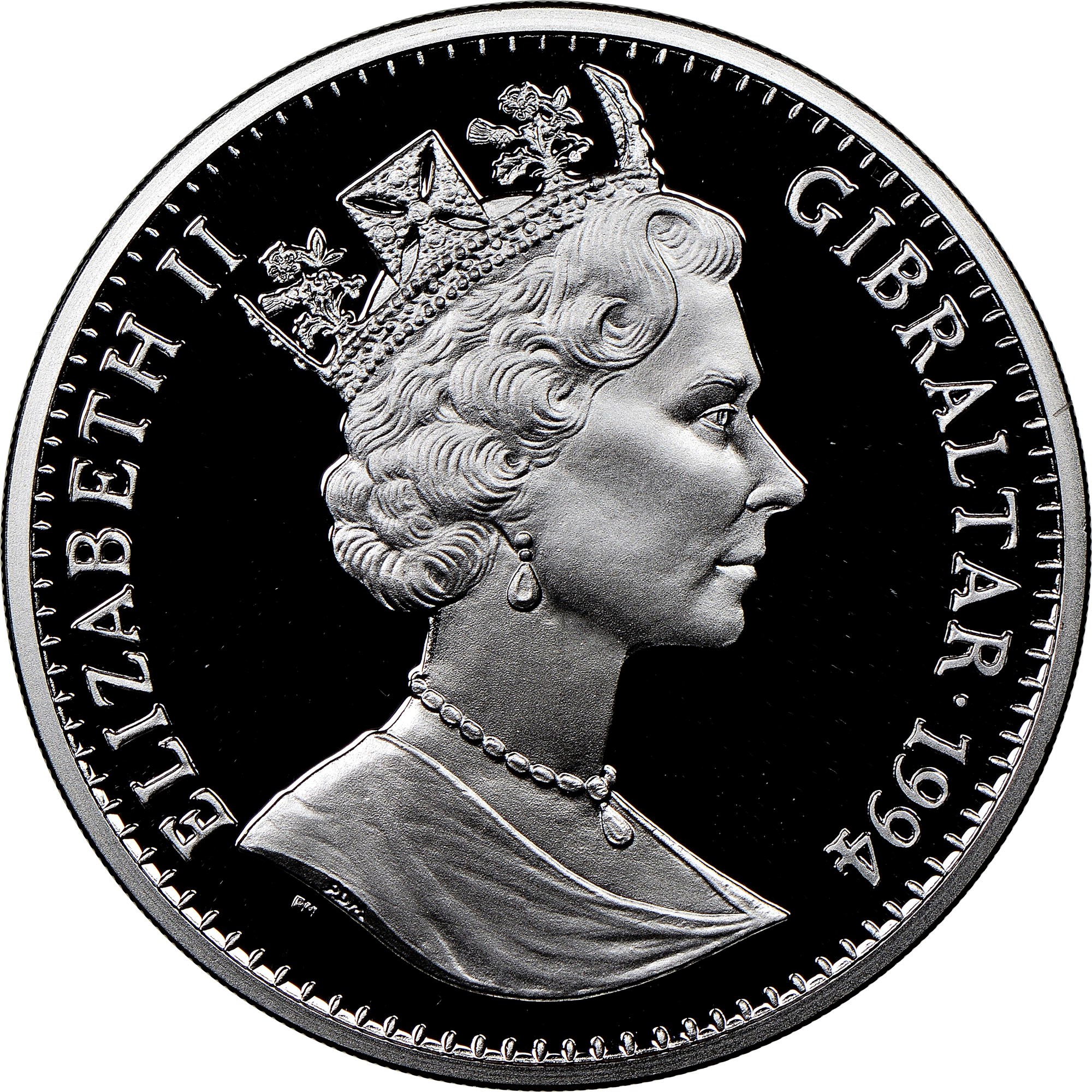Gibraltar Crown KM 264a Prices & Values | NGC