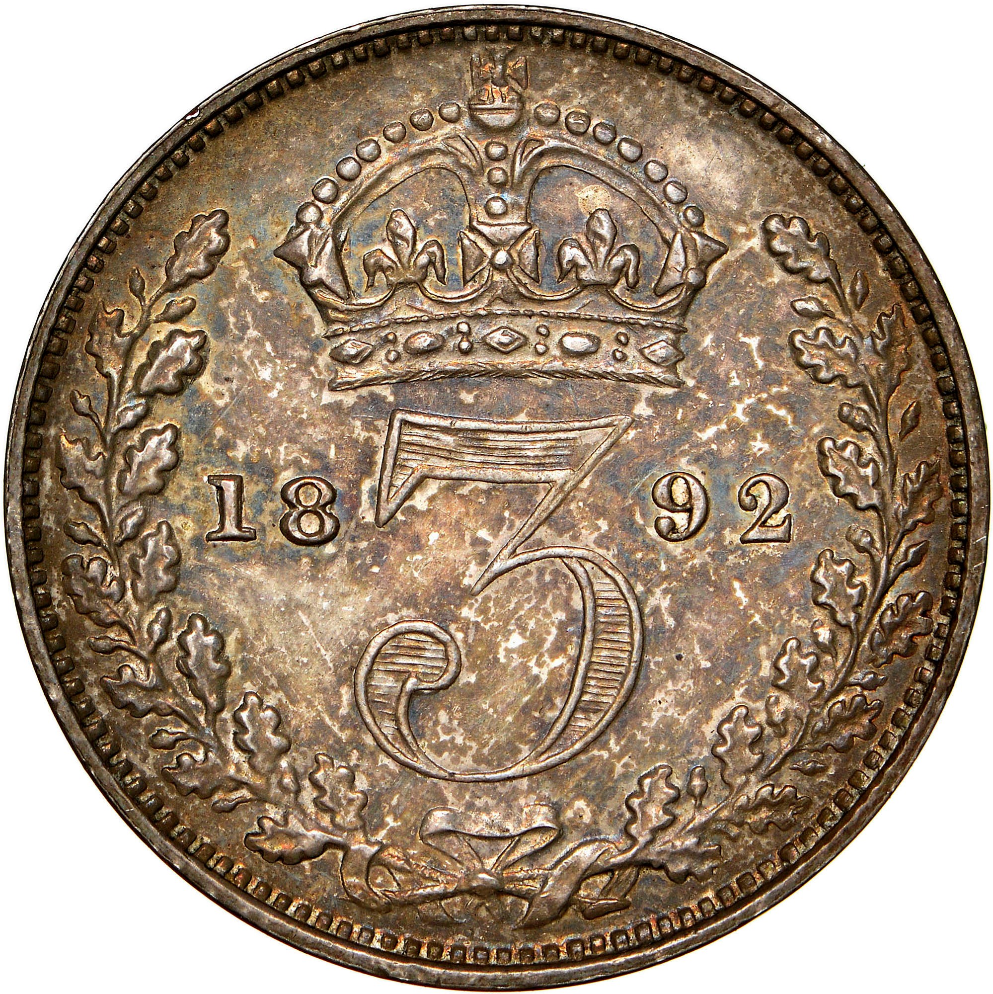Great Britain 3 Pence KM 758 Prices Values NGC