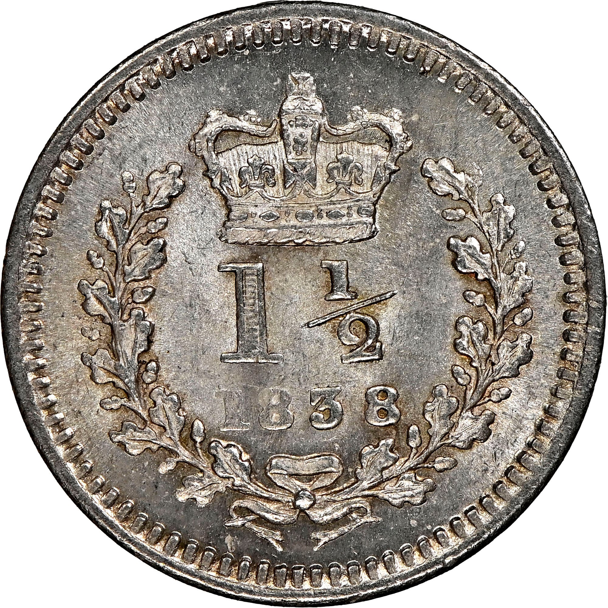 1838 ヴィクトリア2ペンス銀貨 NGC 1838 ヴィクトリア2ペンス銀貨 NGC