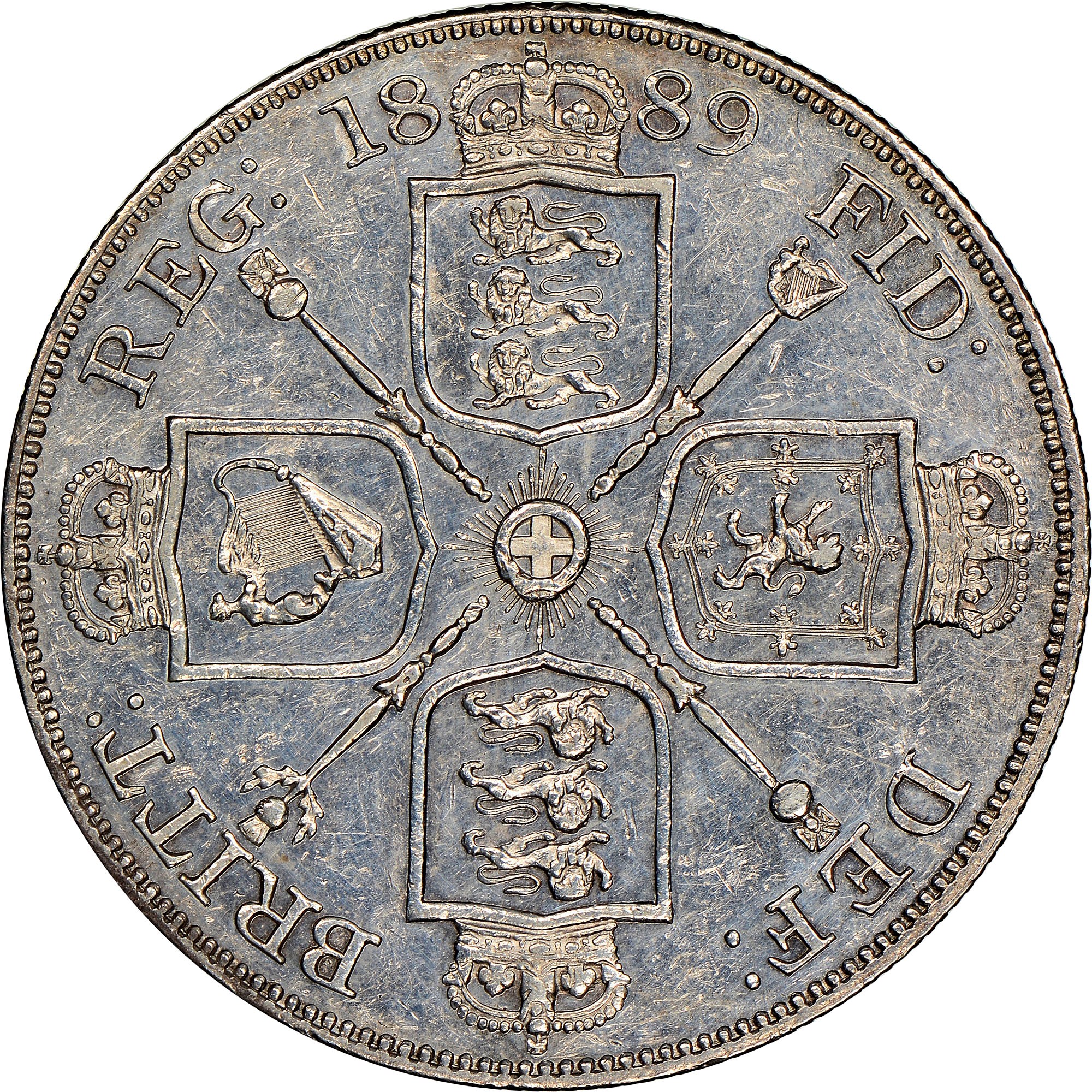 Great Britain Double Florin KM 763 Prices & Values | NGC