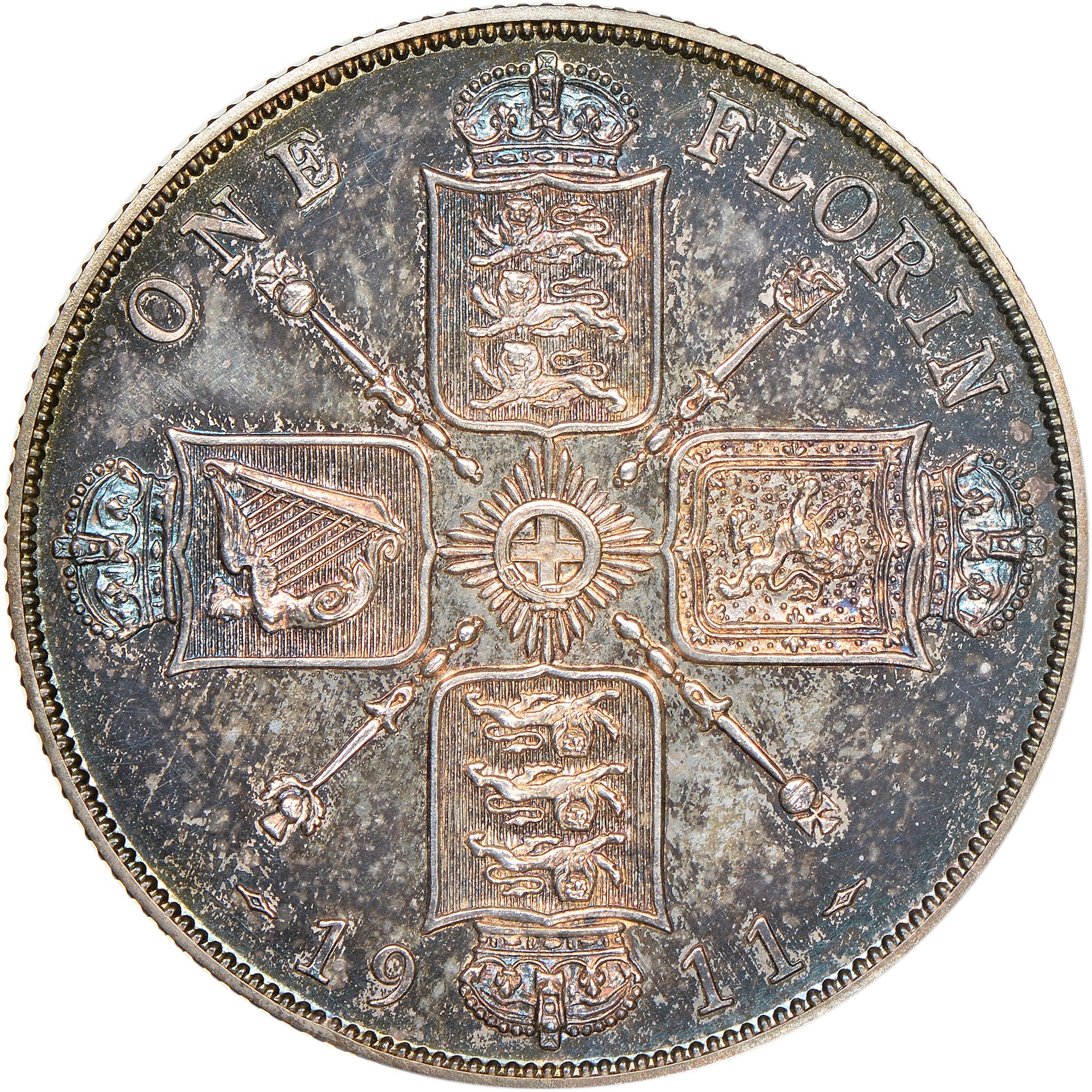 Great Britain Florin KM 817 Prices & Values NGC