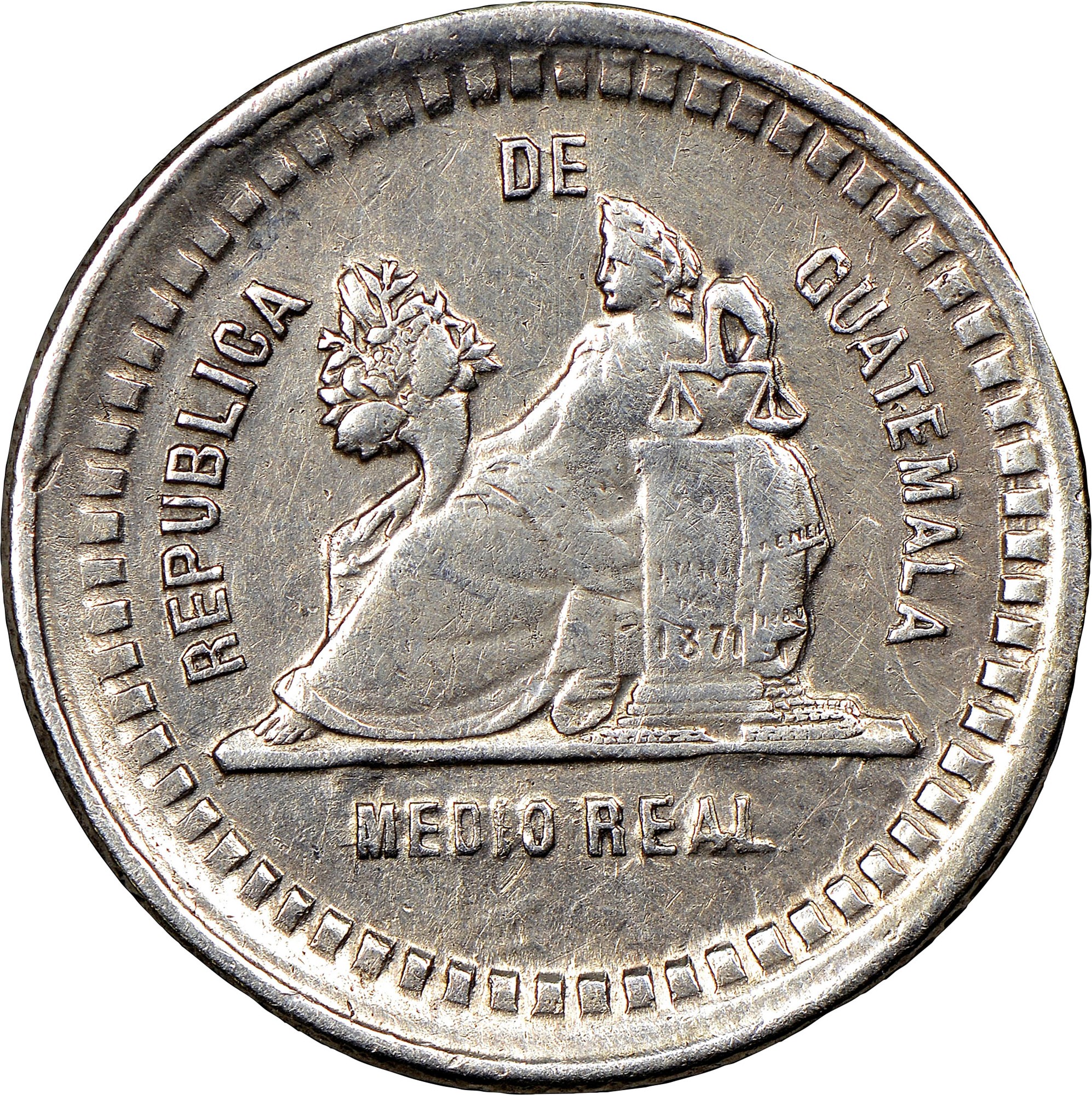 Guatemala 1/2 Real KM 155.1 Prices & Values | NGC