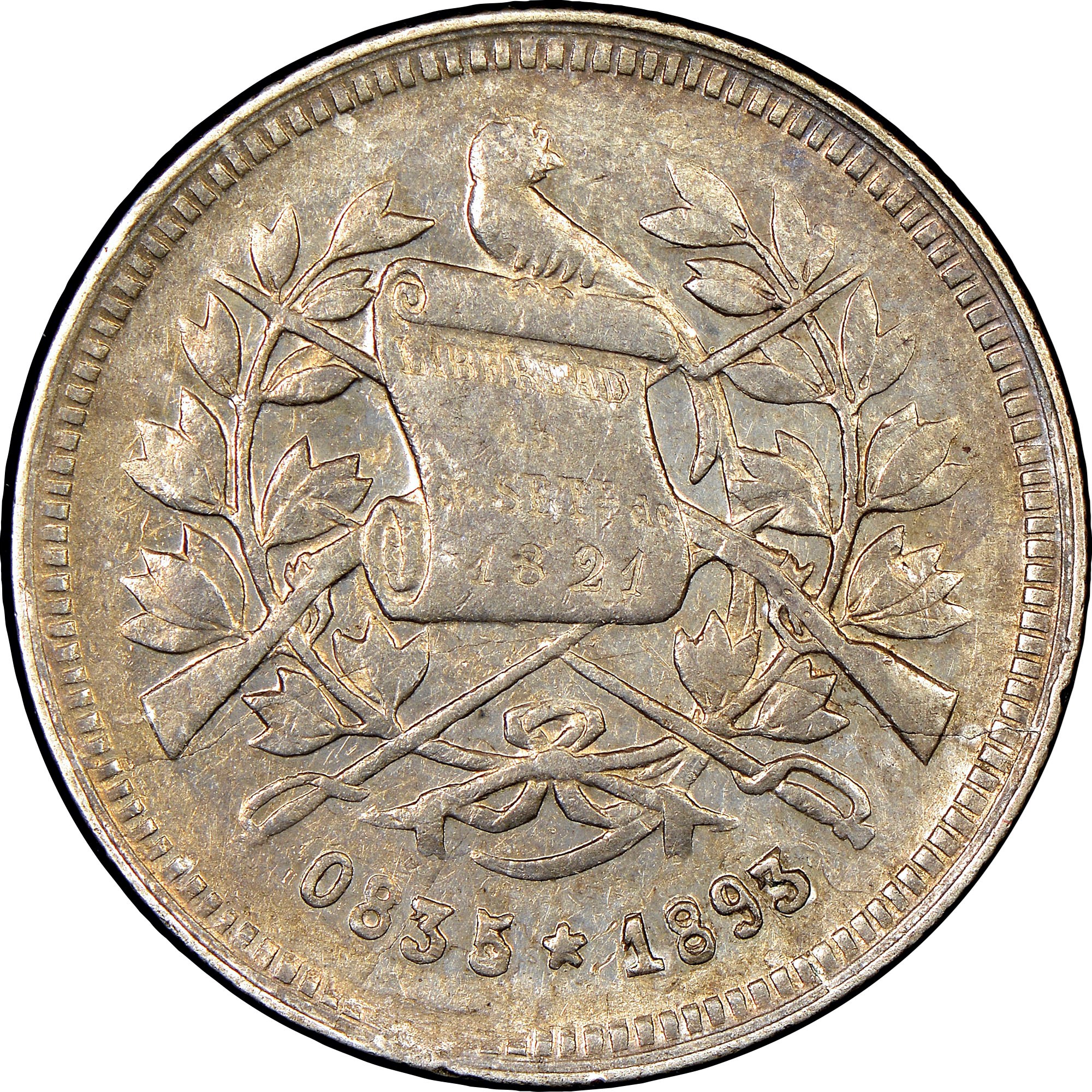 Guatemala 2 Reales KM 154b.1 Prices & Values | NGC