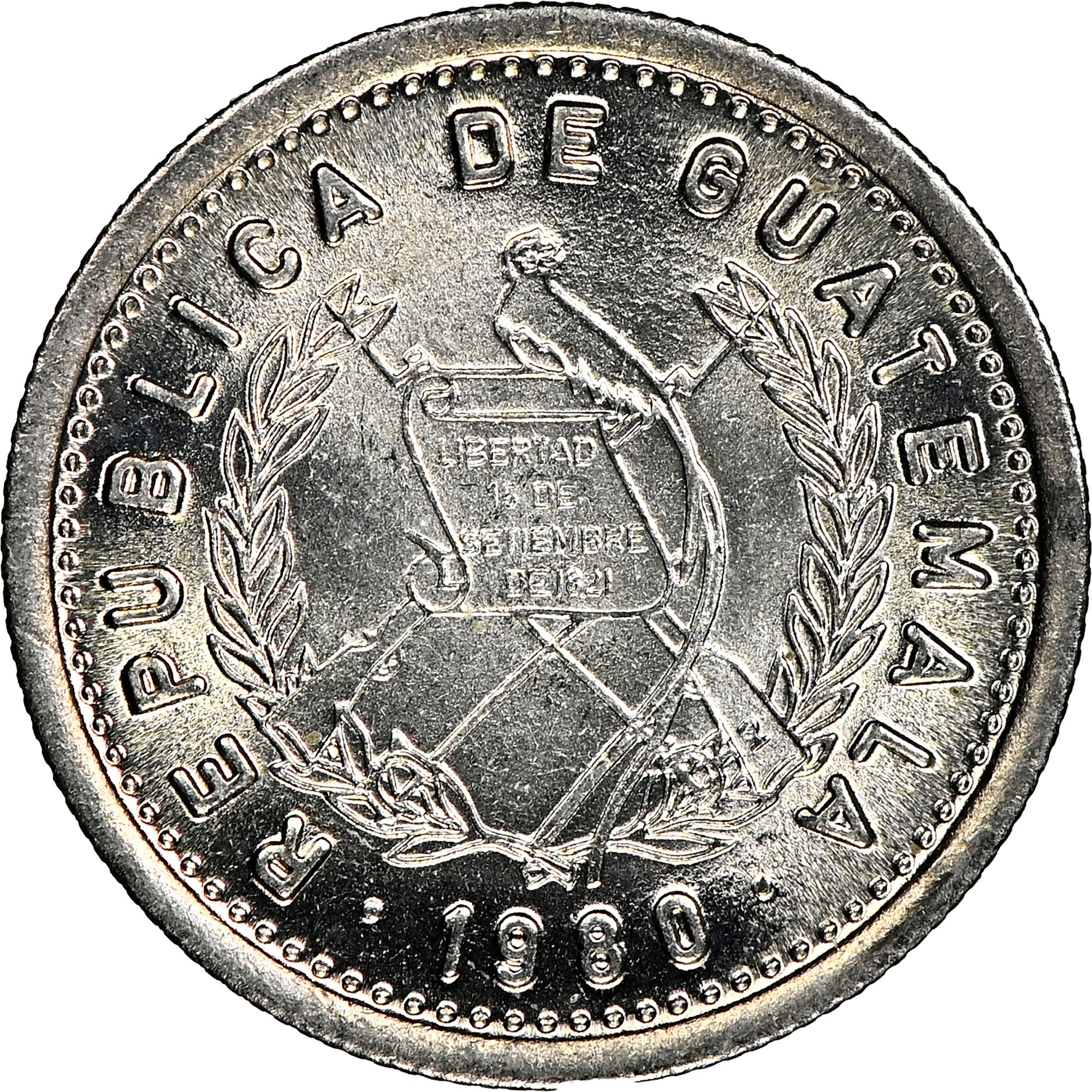 Guatemala 5 Centavos KM 276.2 Prices & Values | NGC