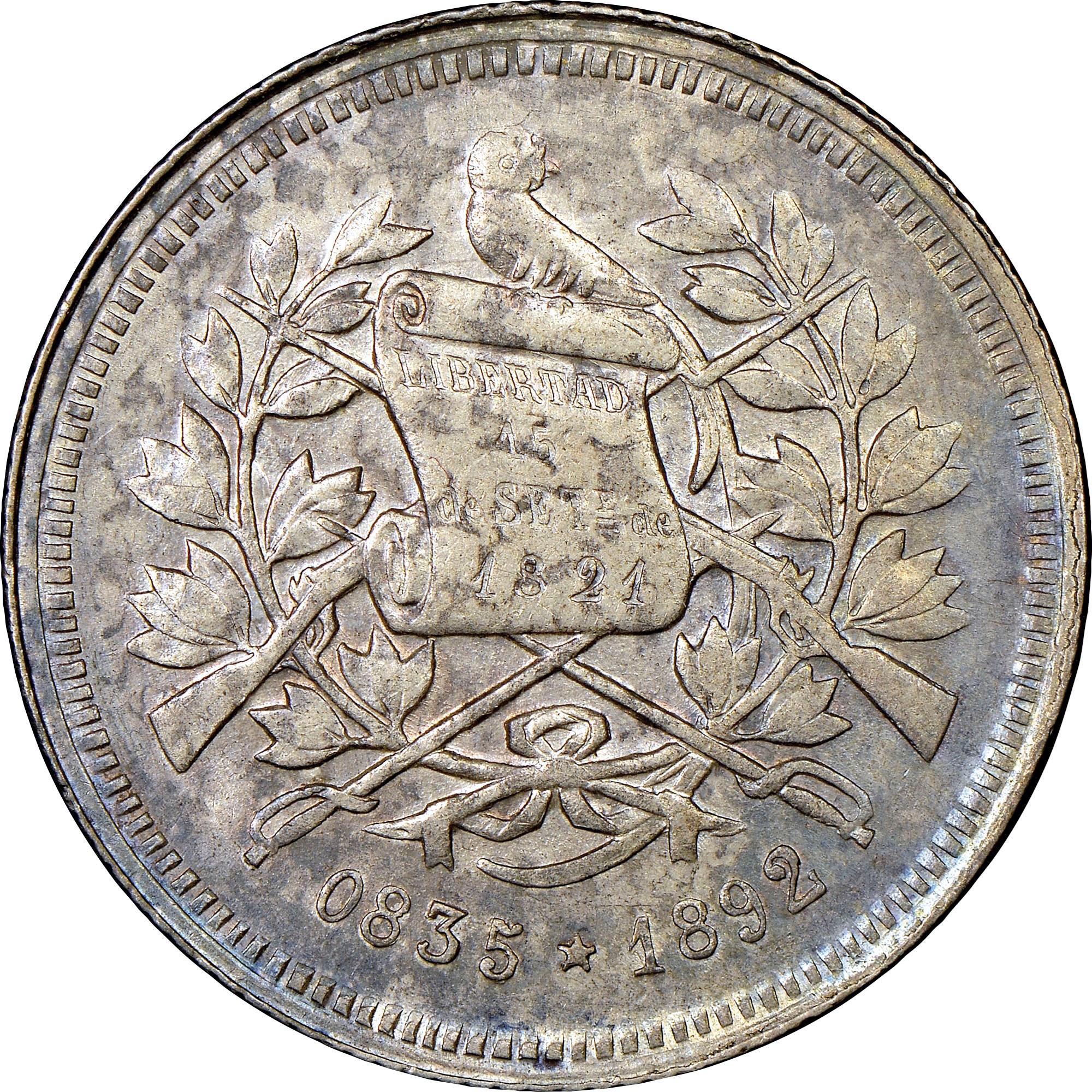 Guatemala 25 Centavos KM 209.2 Prices & Values | NGC