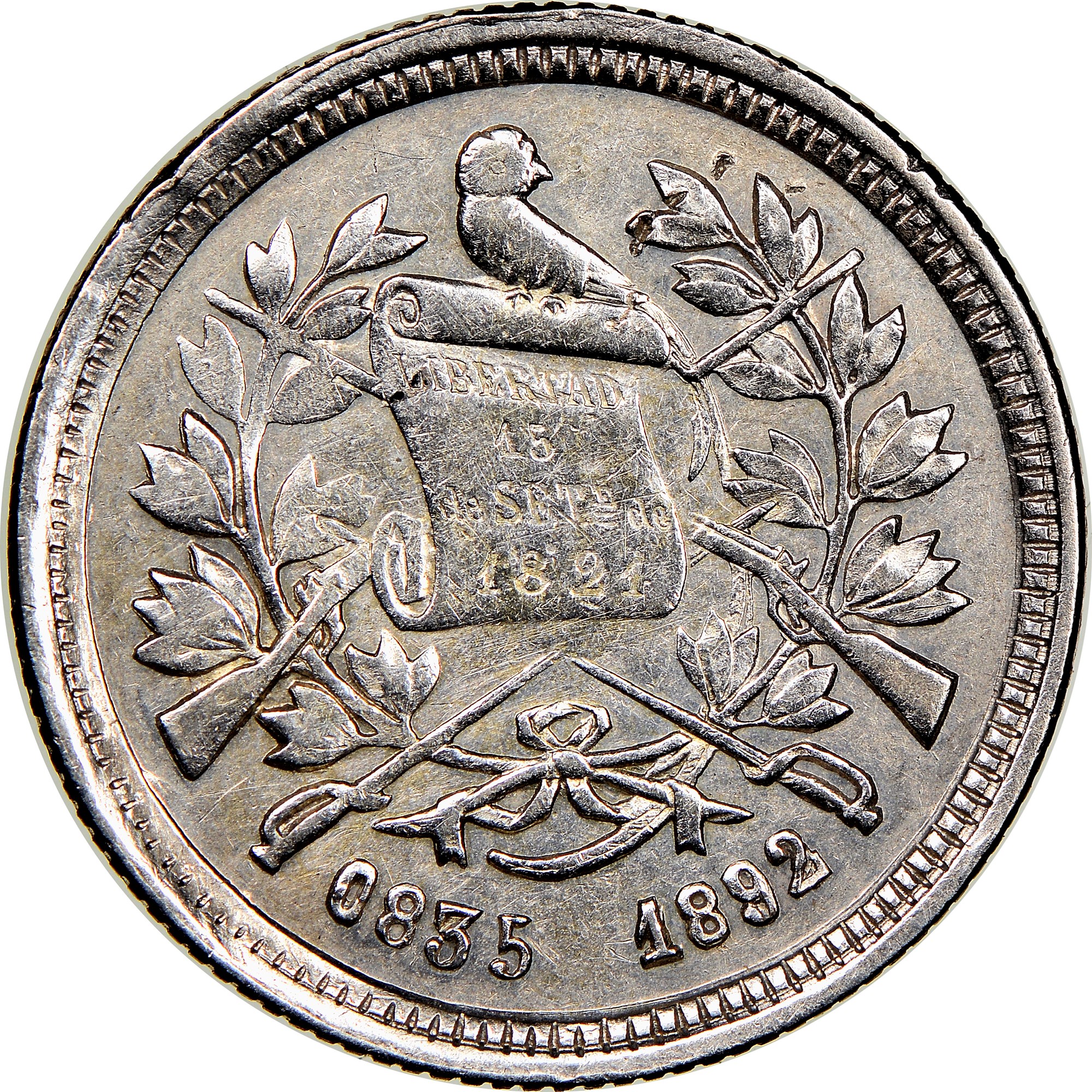 Guatemala 2 Reales KM 154b.2 Prices & Values | NGC