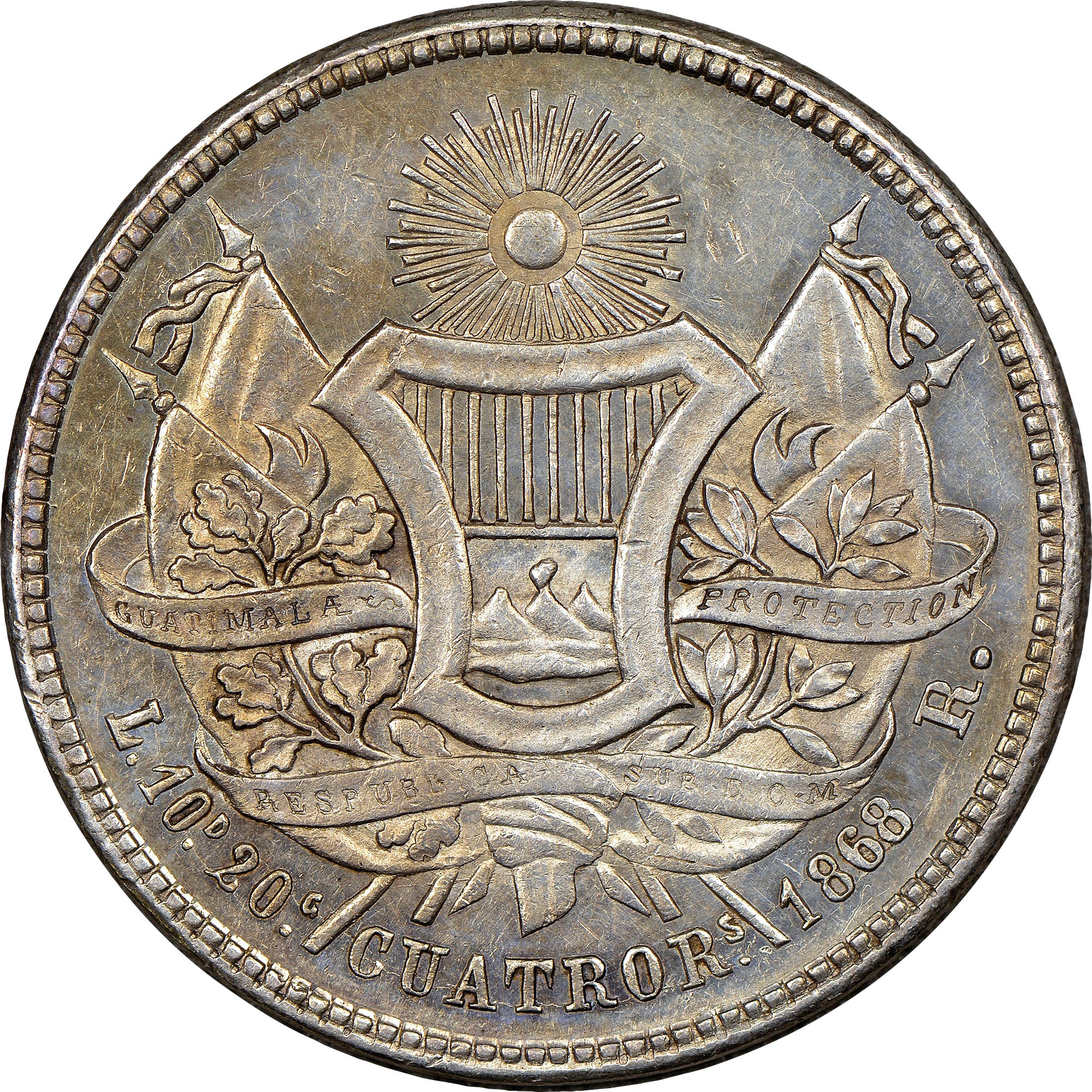 Guatemala 4 Reales KM 144 Prices & Values | NGC