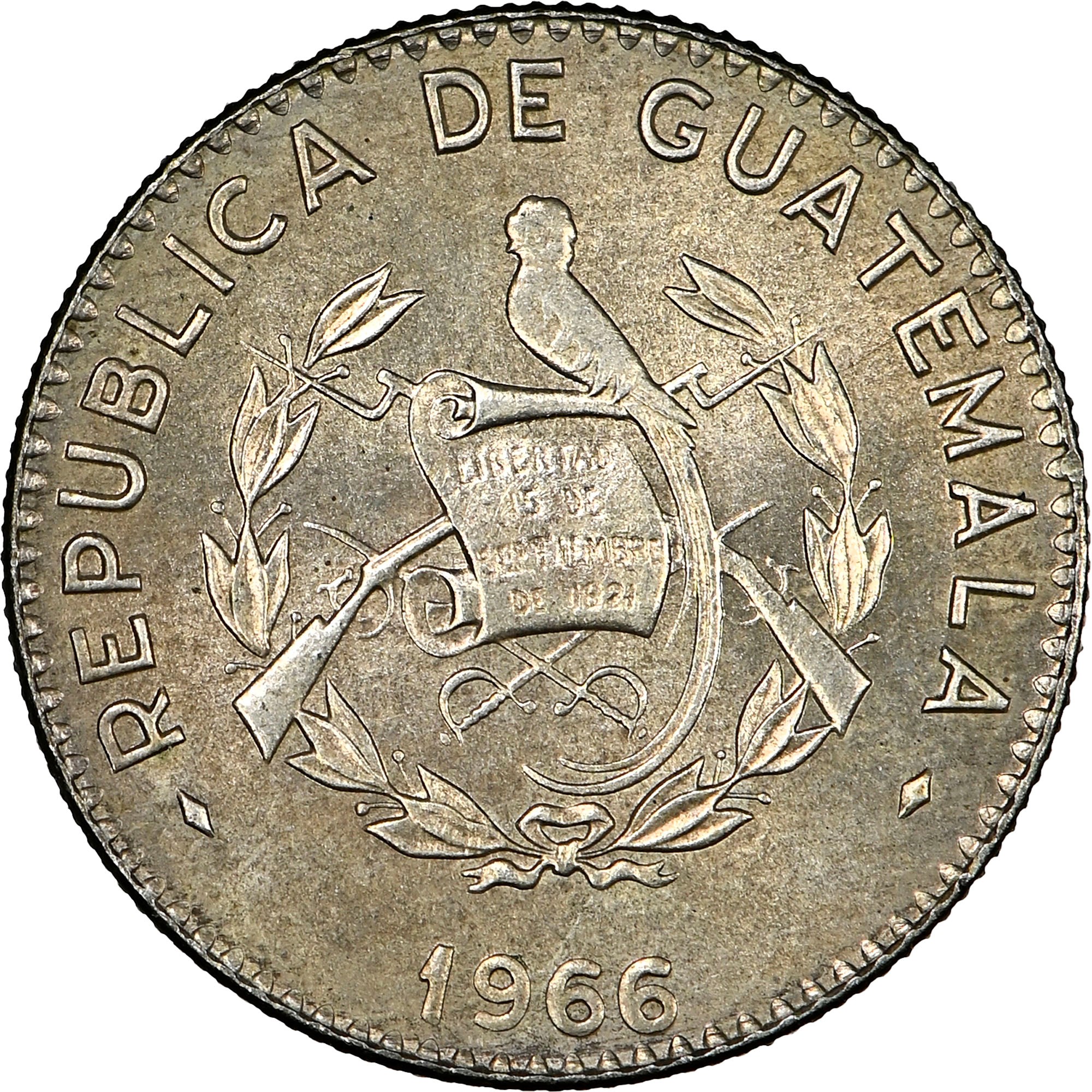 エマル5　コトリサマ Guatemala 5 Centavos KM 266.2 Prices & Values | NGC