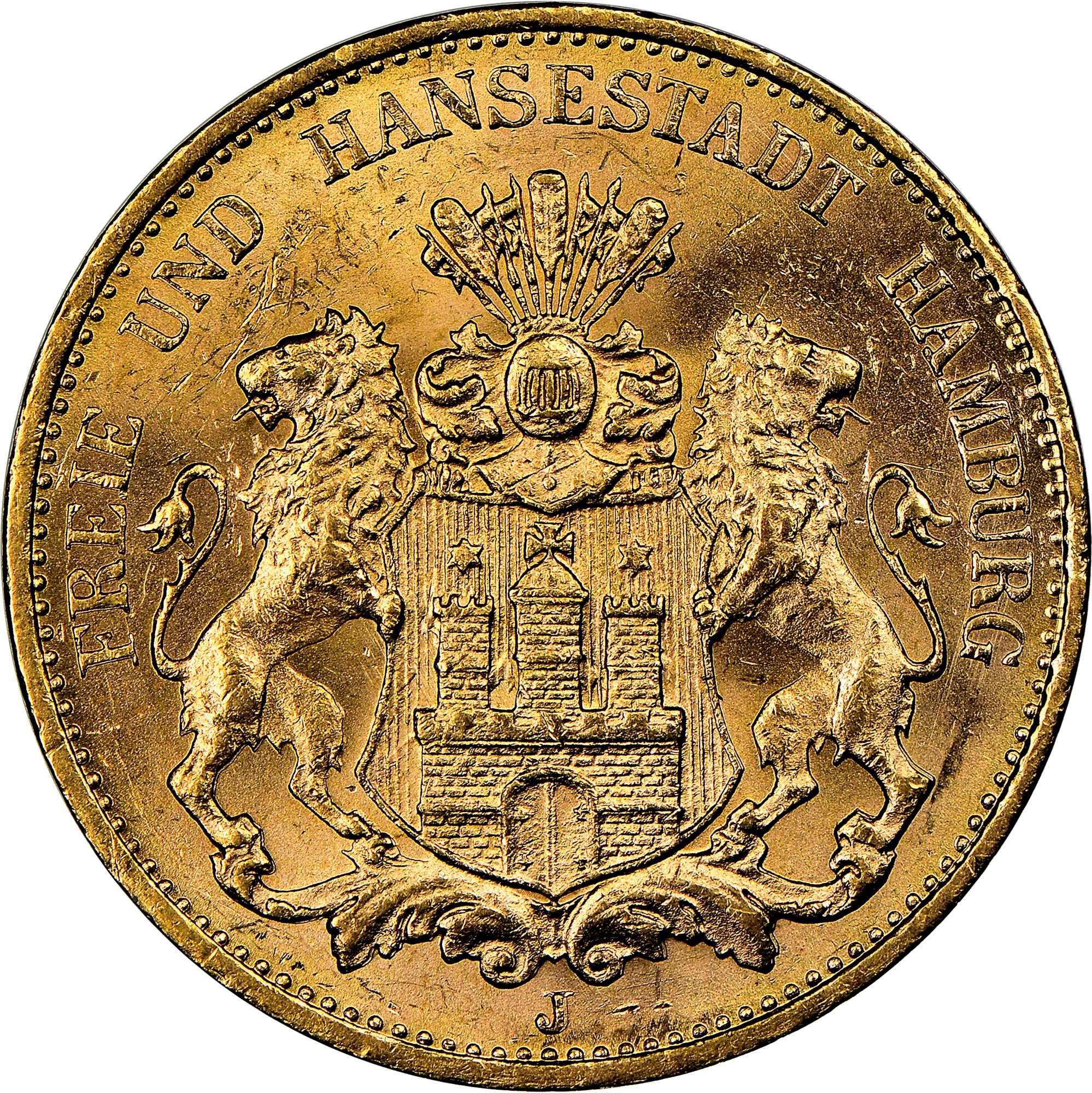 人文 marquiscount German States HAMBURG 20 Mark KM 618 Prices & Values | NGC