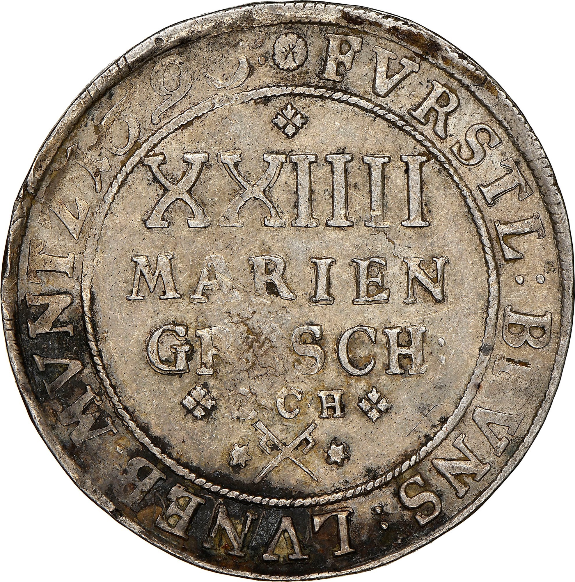 German States BRUNSWICK-WOLFENBÜTTEL 24 Mariengroschen KM 615 Prices &