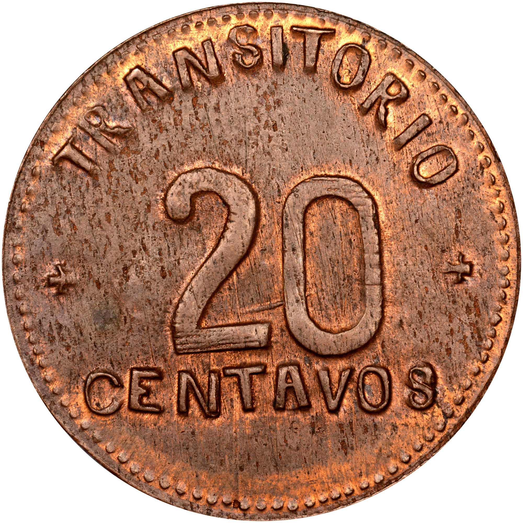 Mexico-Revolutionary PUEBLA (Mexico-Revolutionary) 20 Centavos KM 757