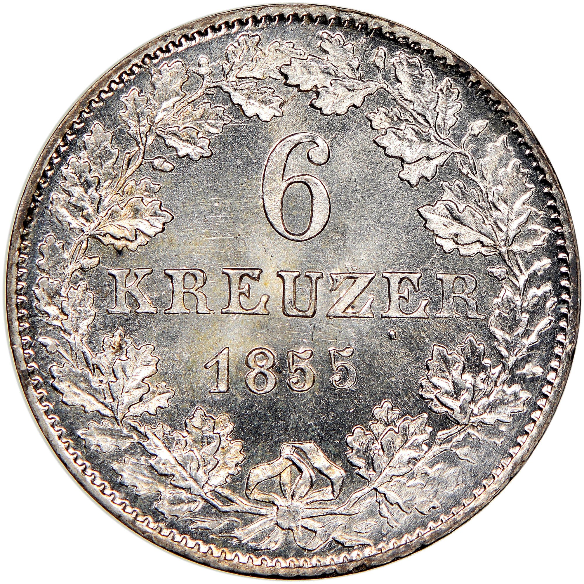 Kreuzer 6 1826年 ヘッセン大公国 ！銀貨 Numista – Hesse-Darmstadt - I Louis - Kreuzers 6 コレクション