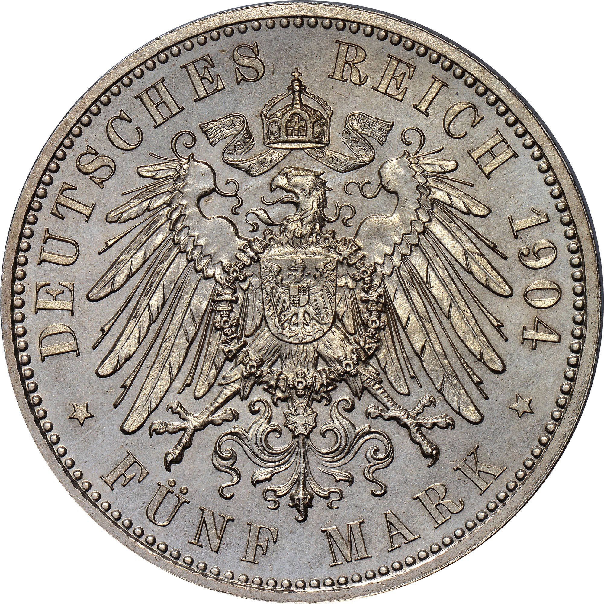 German States SAXONY-ALBERTINE 5 Mark KM 1258 Prices & Values | NGC