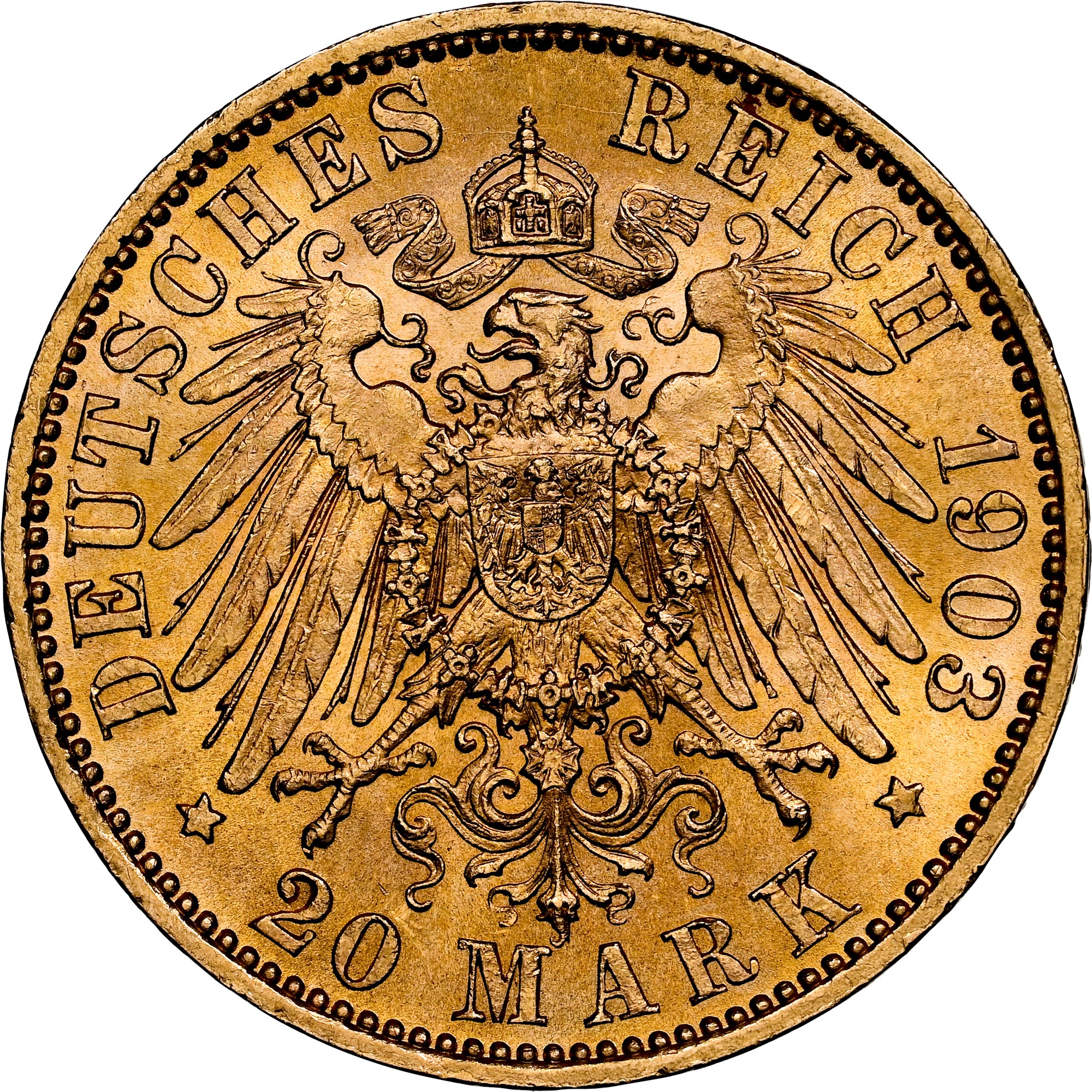 German States SAXONY-ALBERTINE 20 Mark KM 1260 Prices & Values | NGC