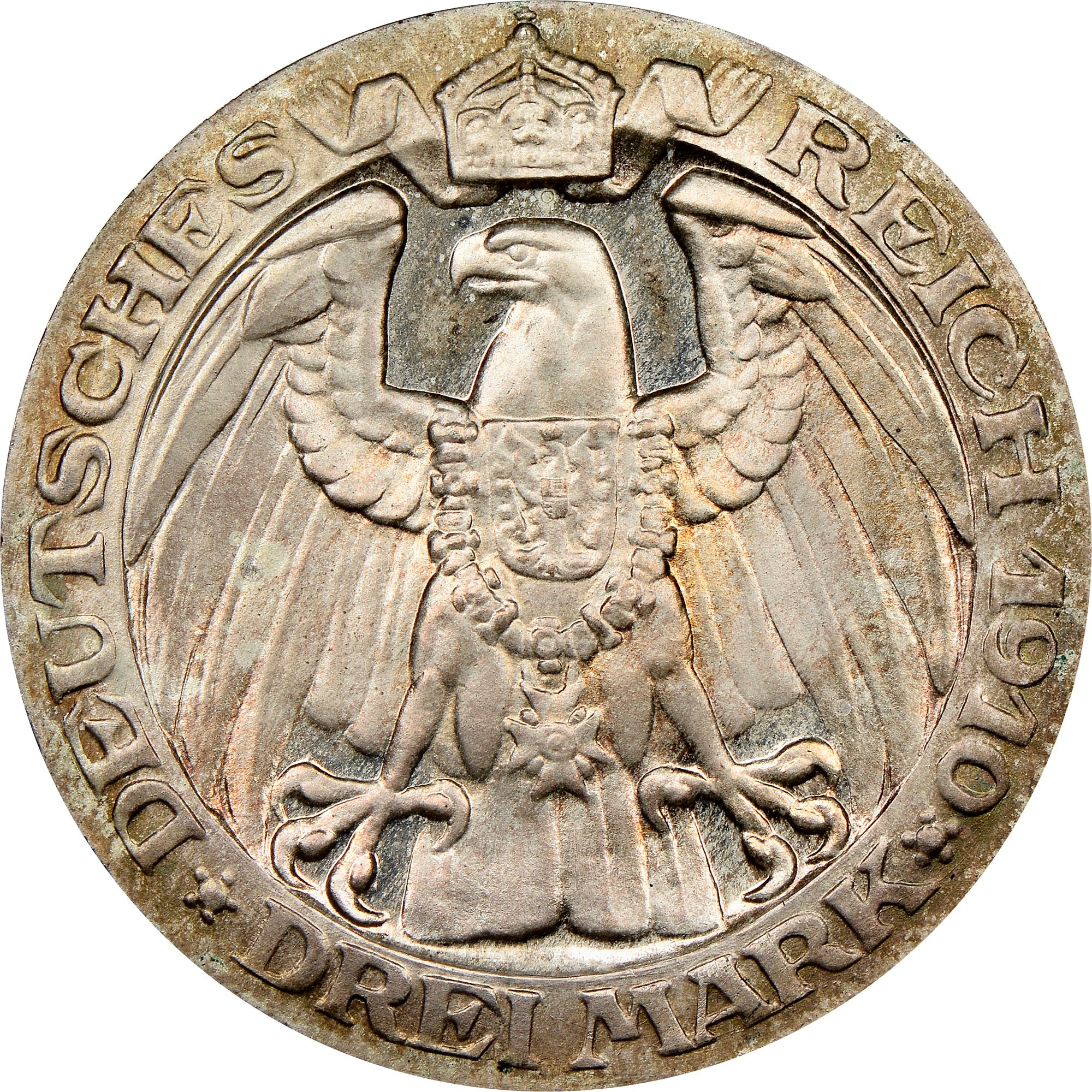 German States PRUSSIA 3 Mark KM 530 Prices & Values | NGC