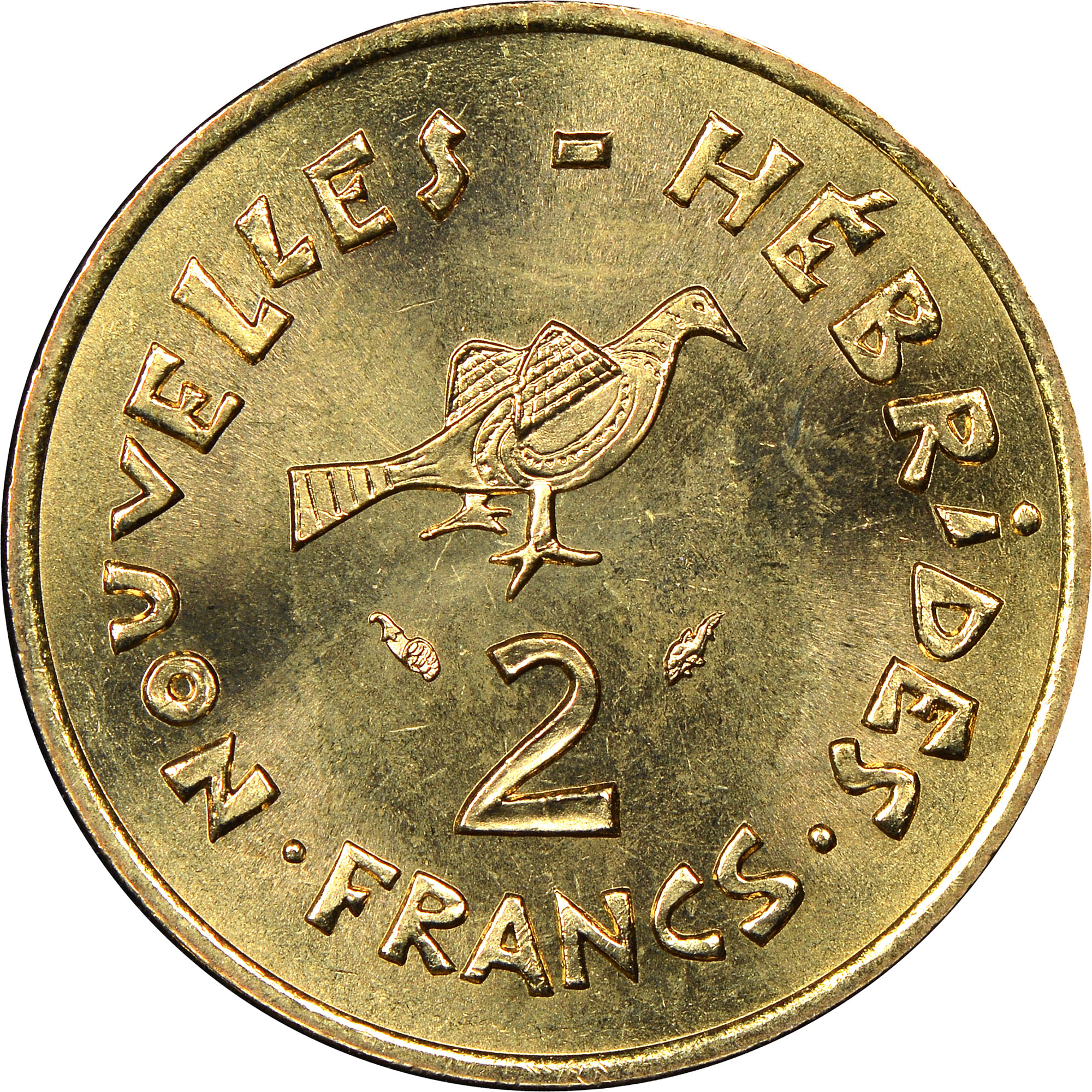 New Hebrides 2 Francs KM 5.2 Prices & Values | NGC