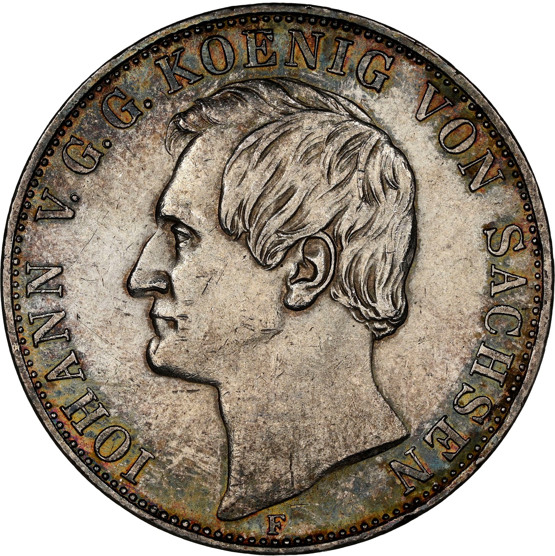 German States SAXONY-ALBERTINE 2 Thaler KM 1195 Prices & Values | NGC