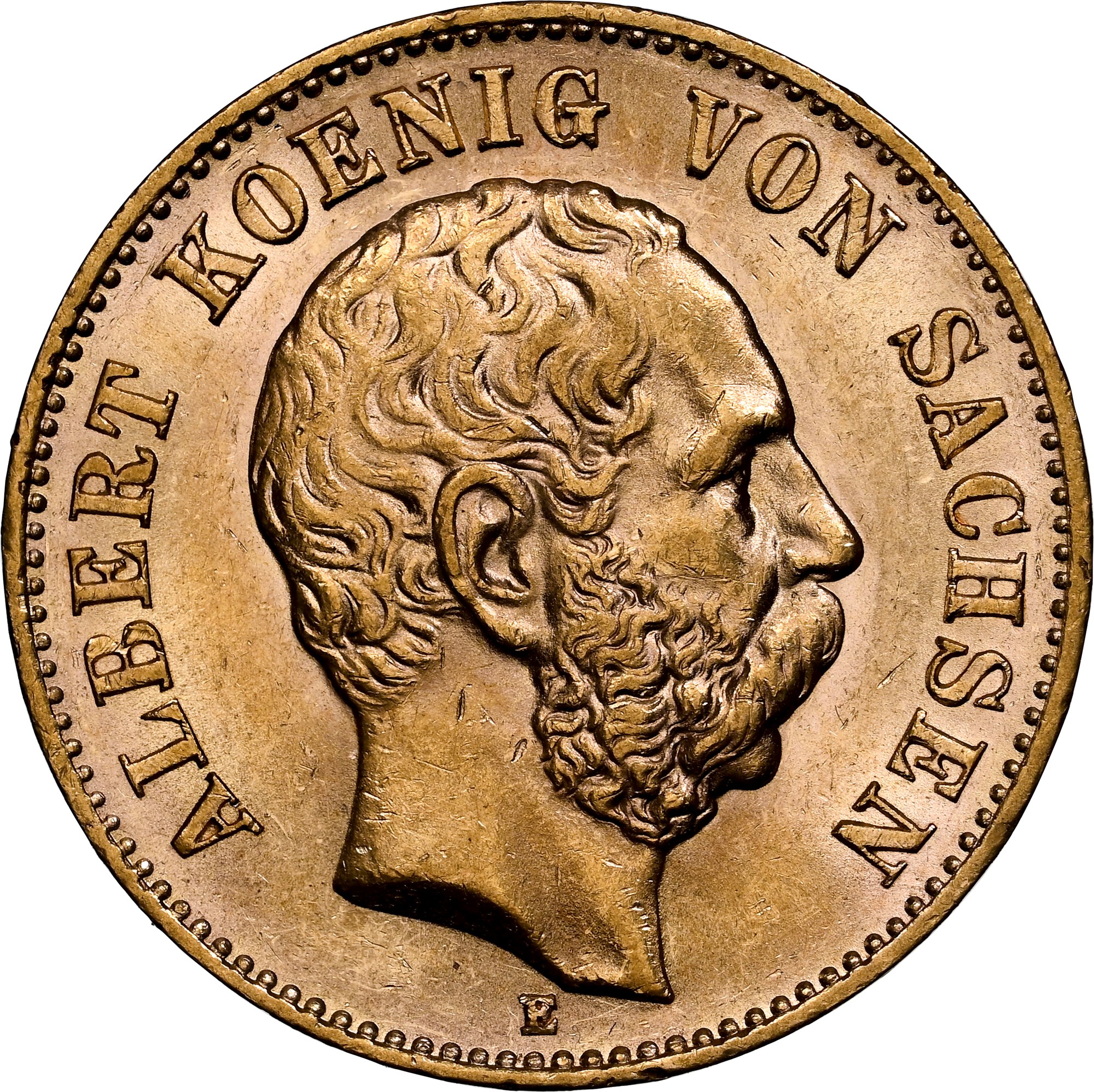 German States SAXONY-ALBERTINE 20 Mark KM 1248 Prices & Values | NGC