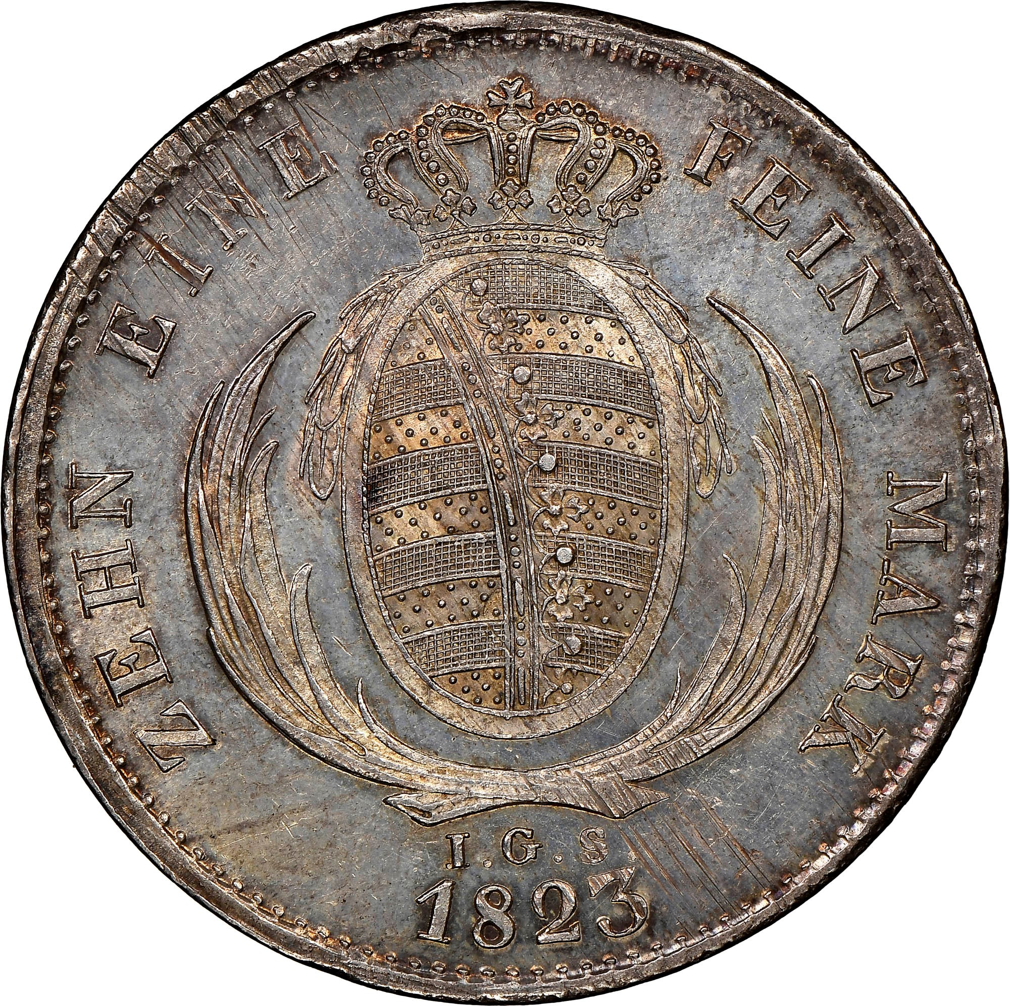 German States SAXONY-ALBERTINE Thaler KM 1091 Prices & Values | NGC