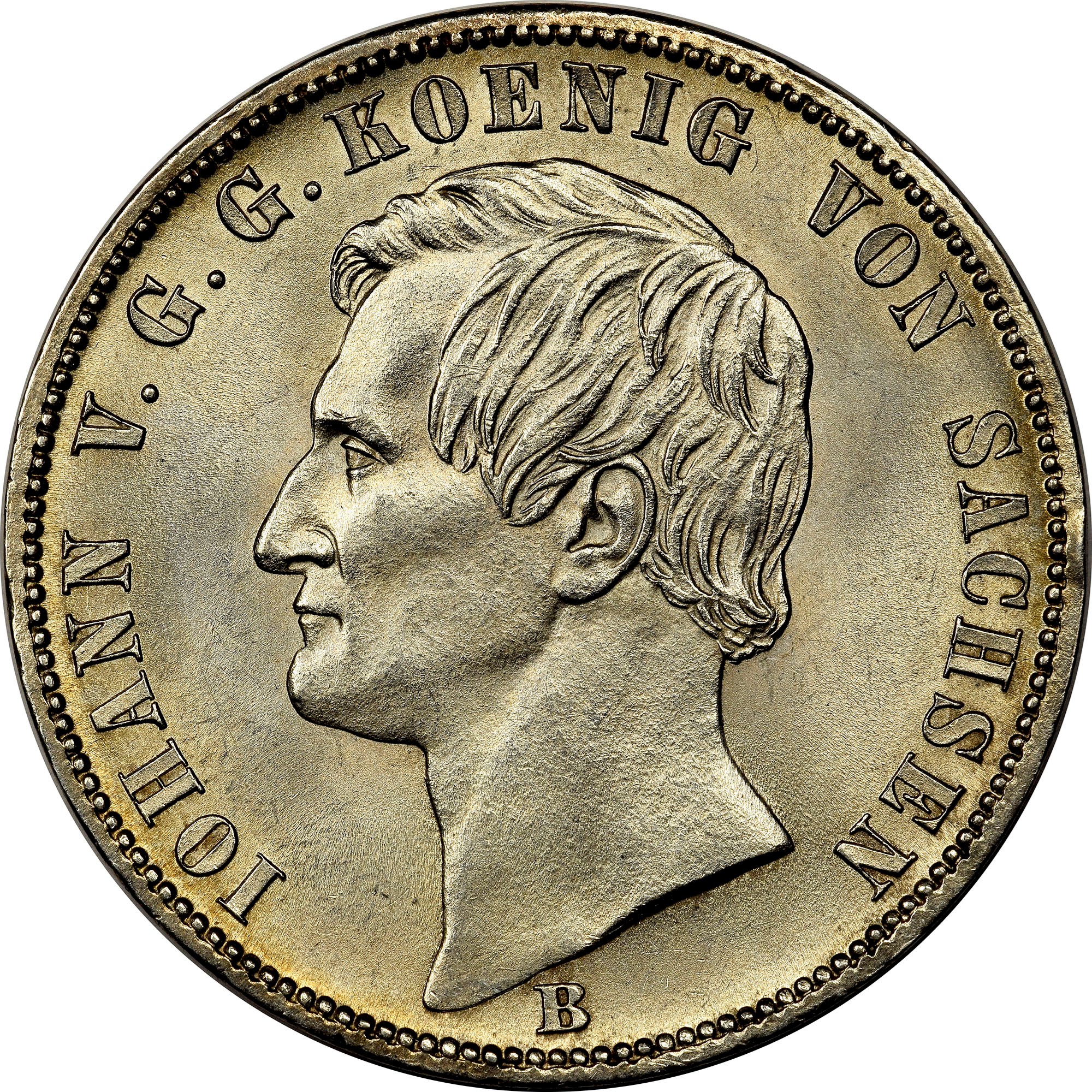 German States SAXONY-ALBERTINE Thaler KM 1230 Prices & Values | NGC