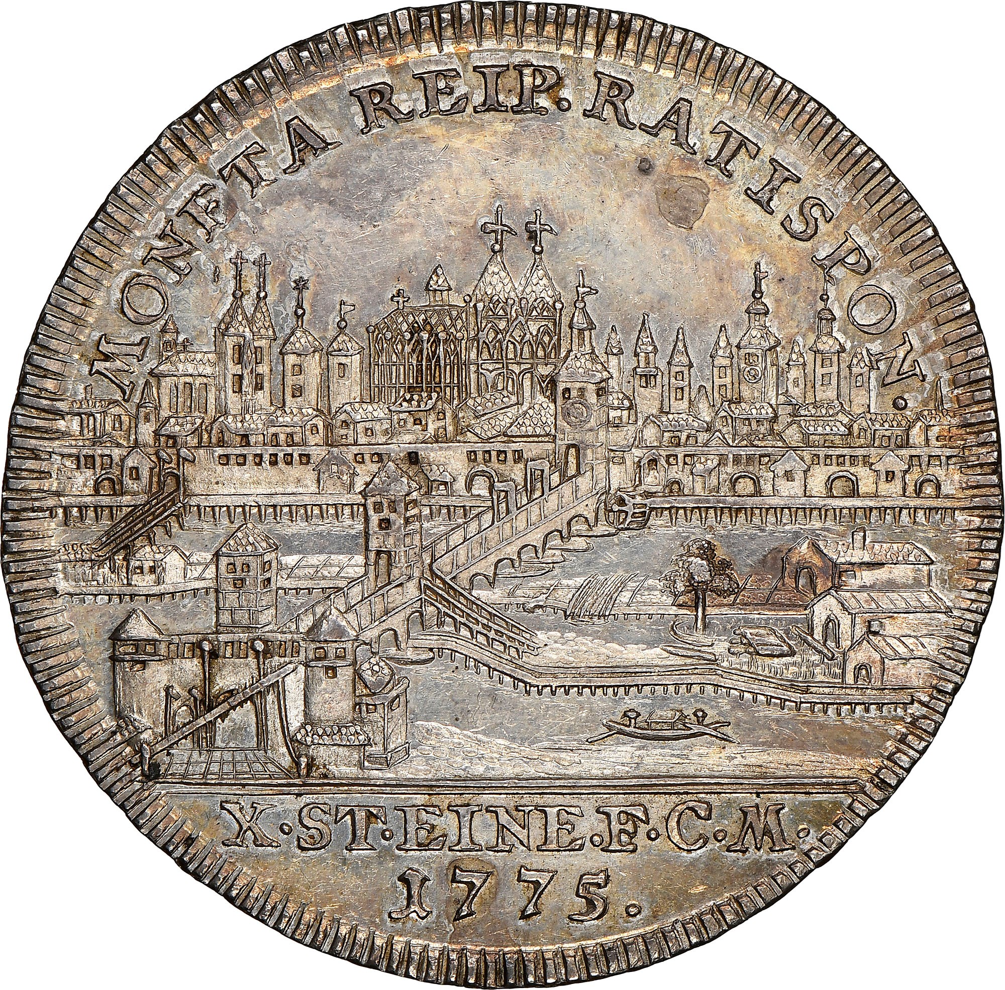 【年末特価】5万円⇒3万円切り732gコロンビア産 ゴールデンヒーラーレムリアン German States REGENSBURG Thaler KM 428 Prices & Values | NGC