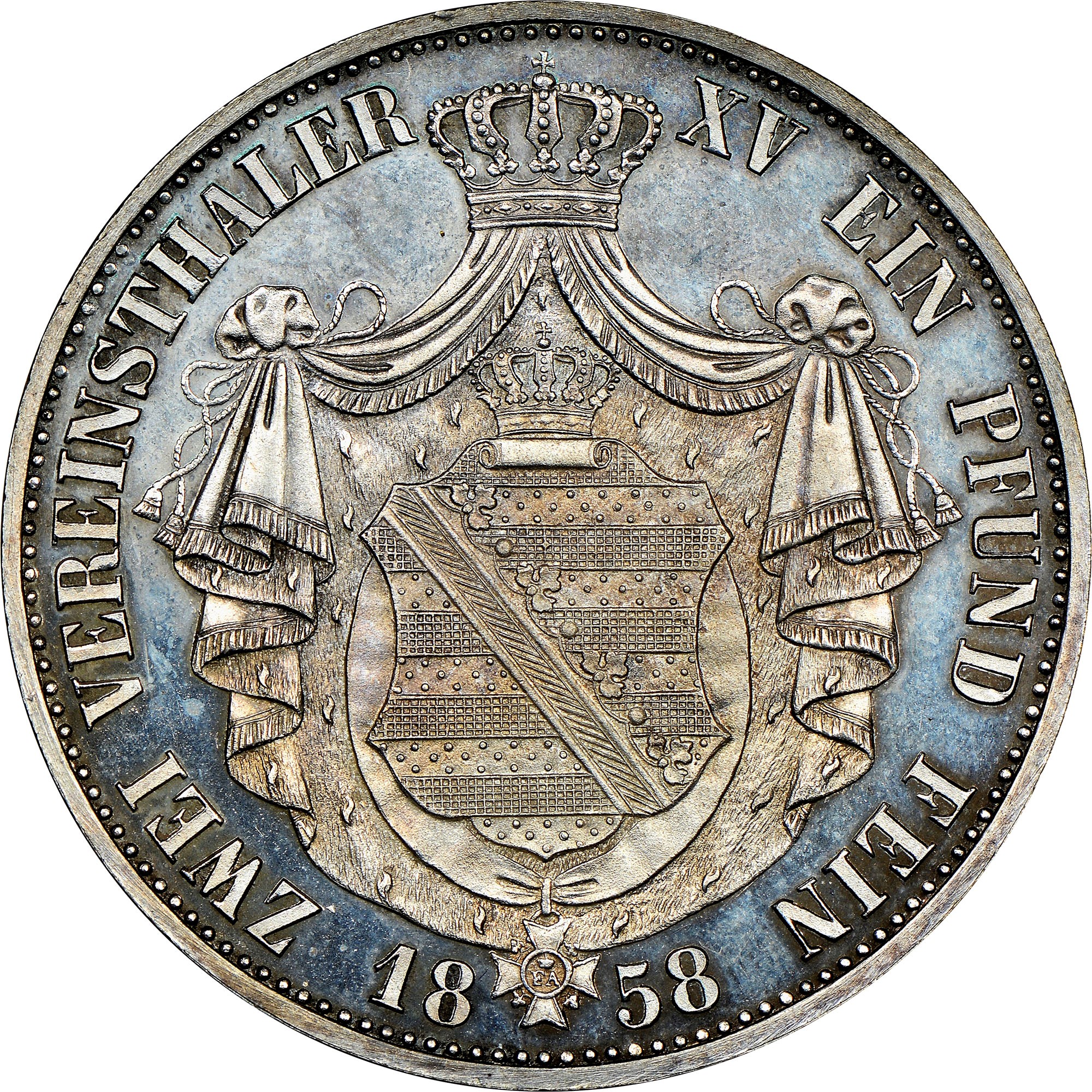 German States SAXONY-ALBERTINE 2 Thaler KM 1200 Prices & Values | NGC