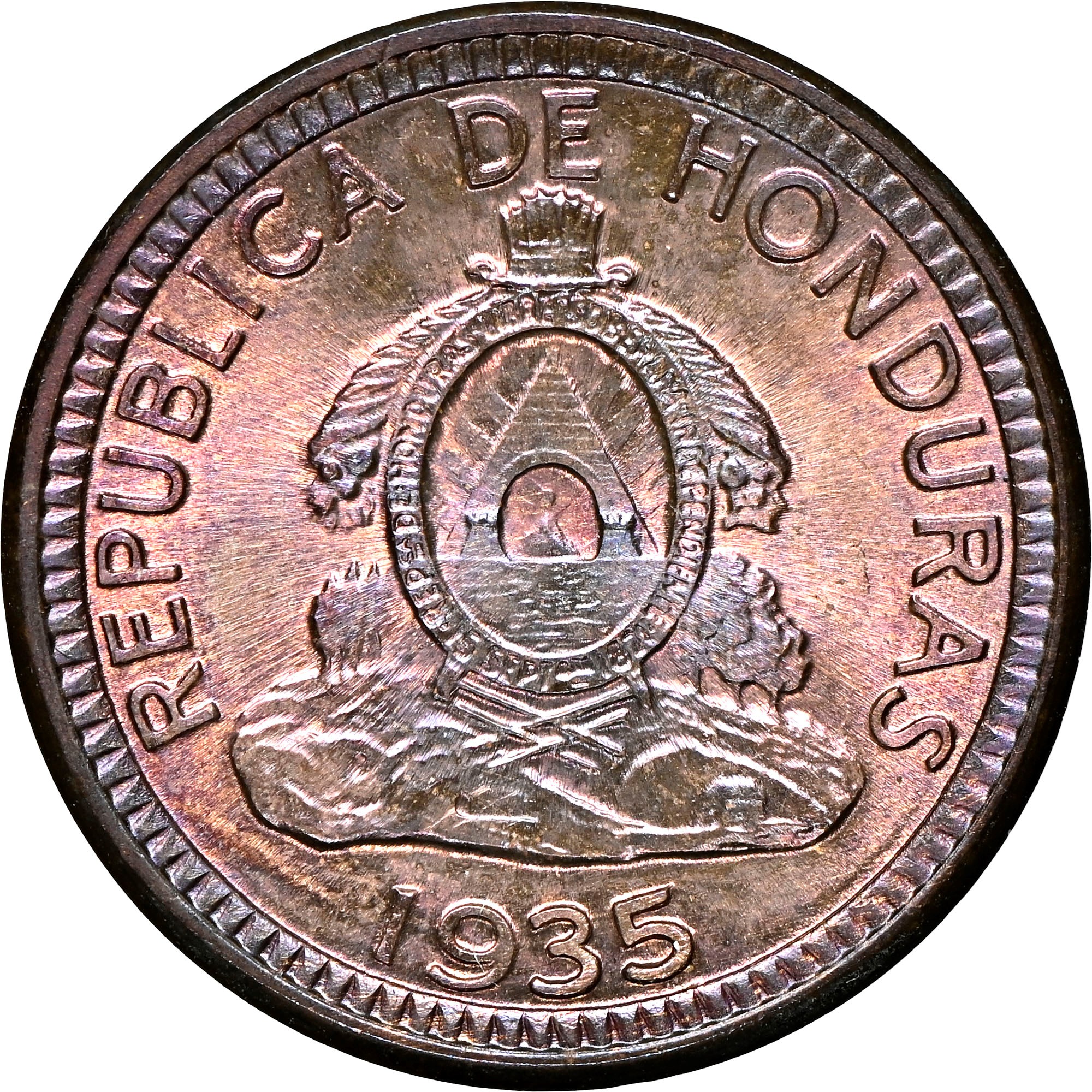 Honduras Centavo KM 77.1 Prices & Values | NGC