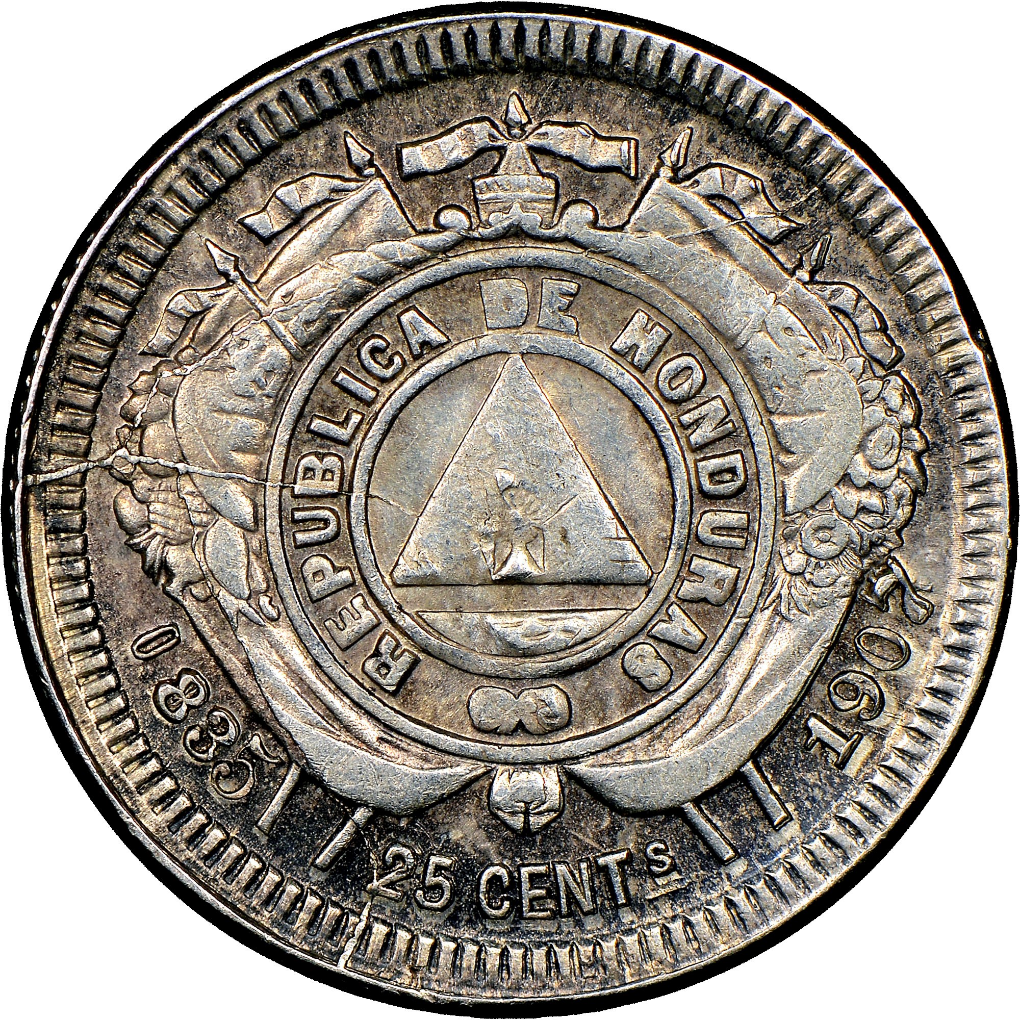 Honduras 25 Centavos KM 50a Prices & Values | NGC
