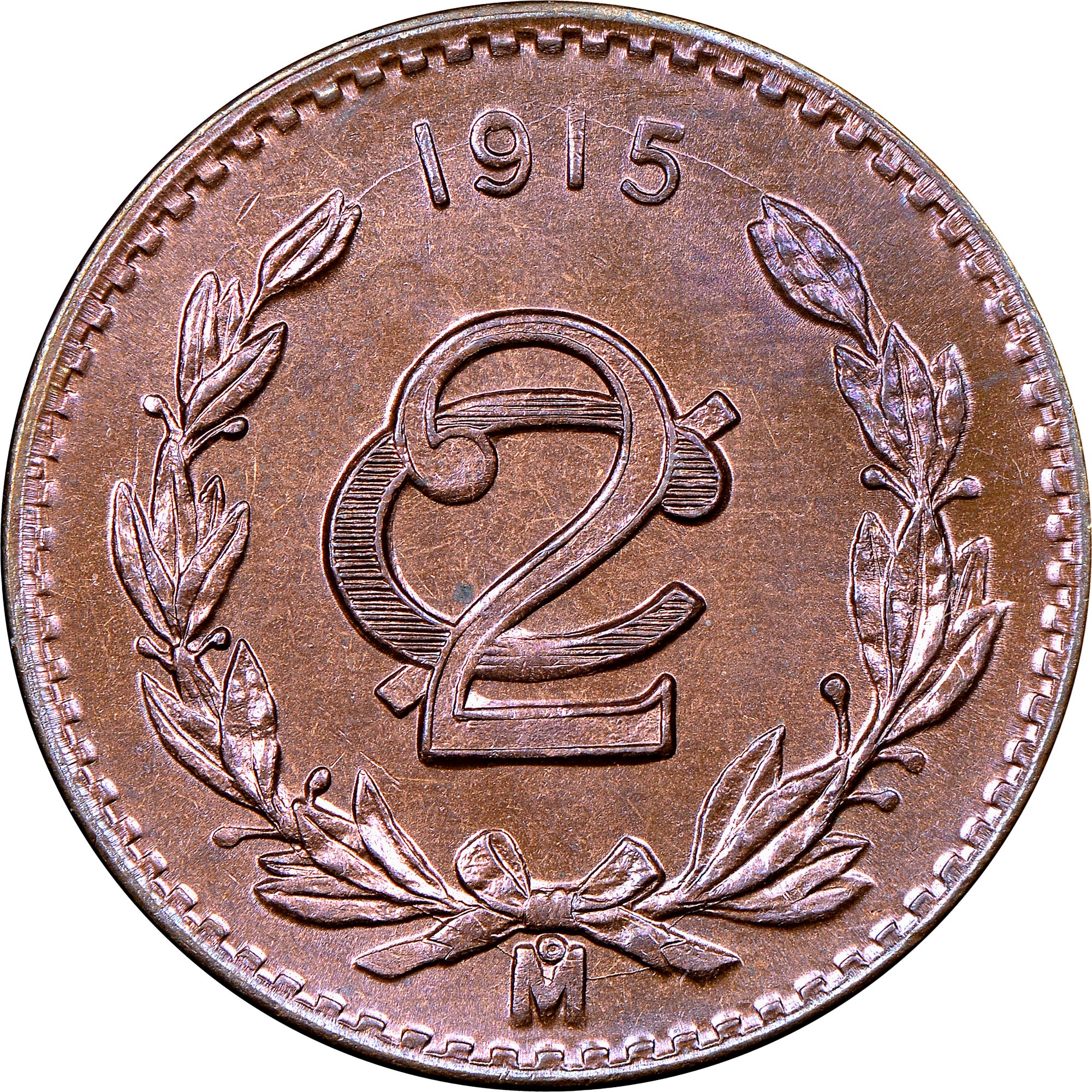 Mexico ESTADOS UNIDOS MEXICANOS 2 Centavos KM 420 Prices & Values | NG