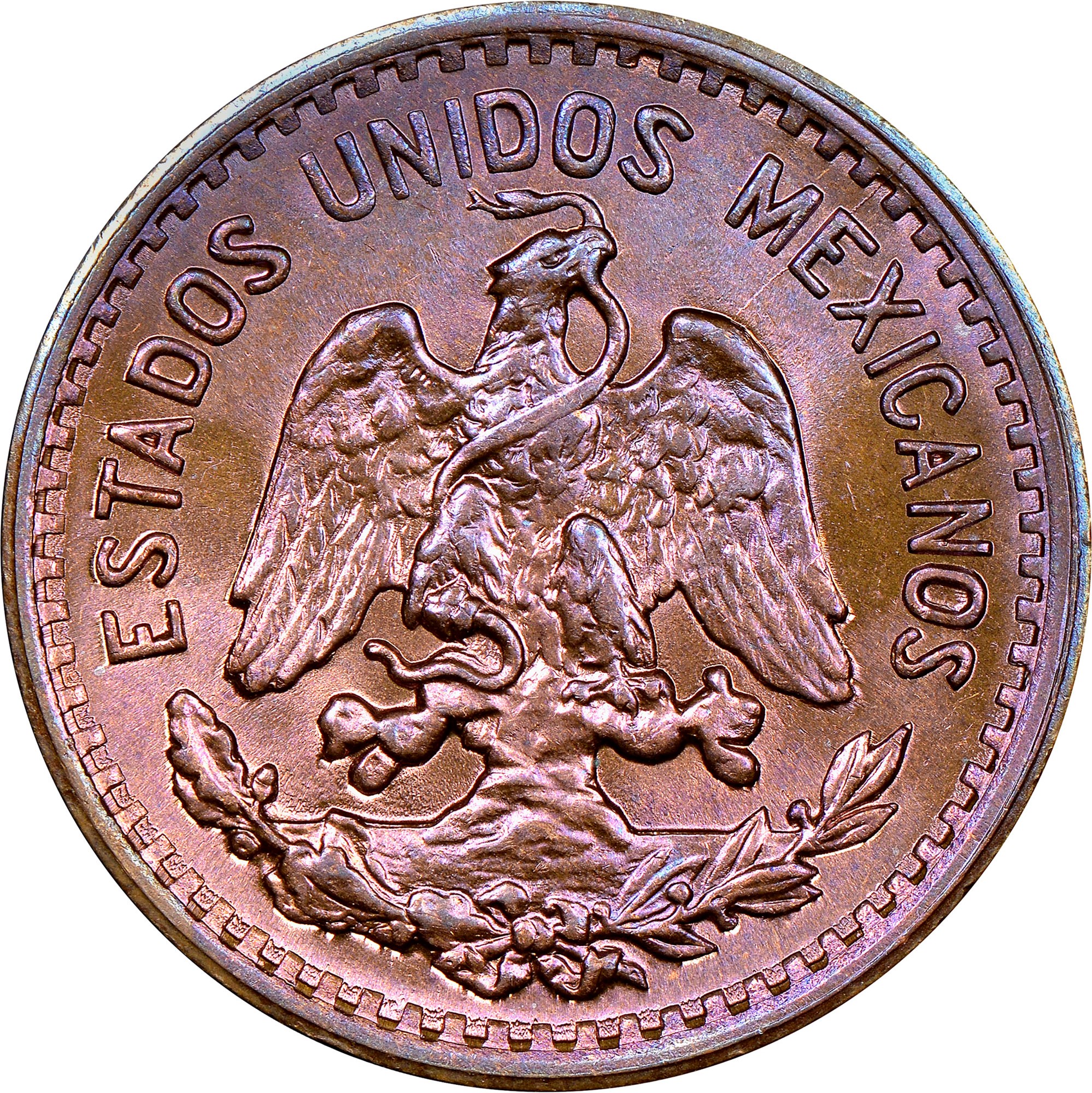 Mexico ESTADOS UNIDOS MEXICANOS Centavo KM 415 Prices & Values | NGC