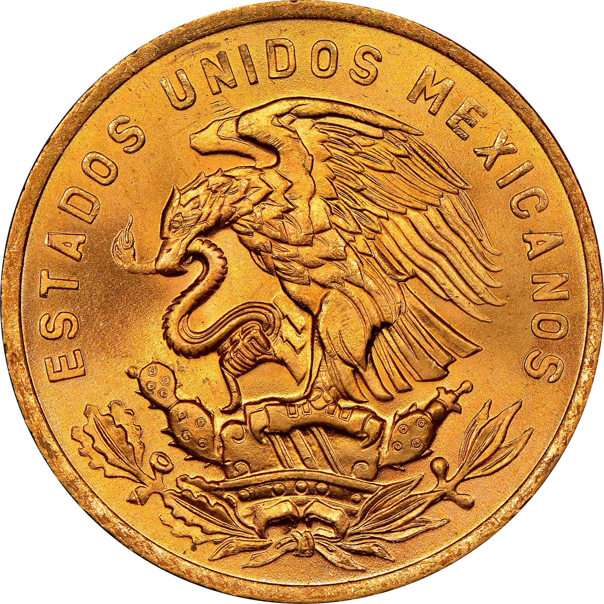 Mexico ESTADOS UNIDOS MEXICANOS 20 Centavos KM 440 Prices & Values | N