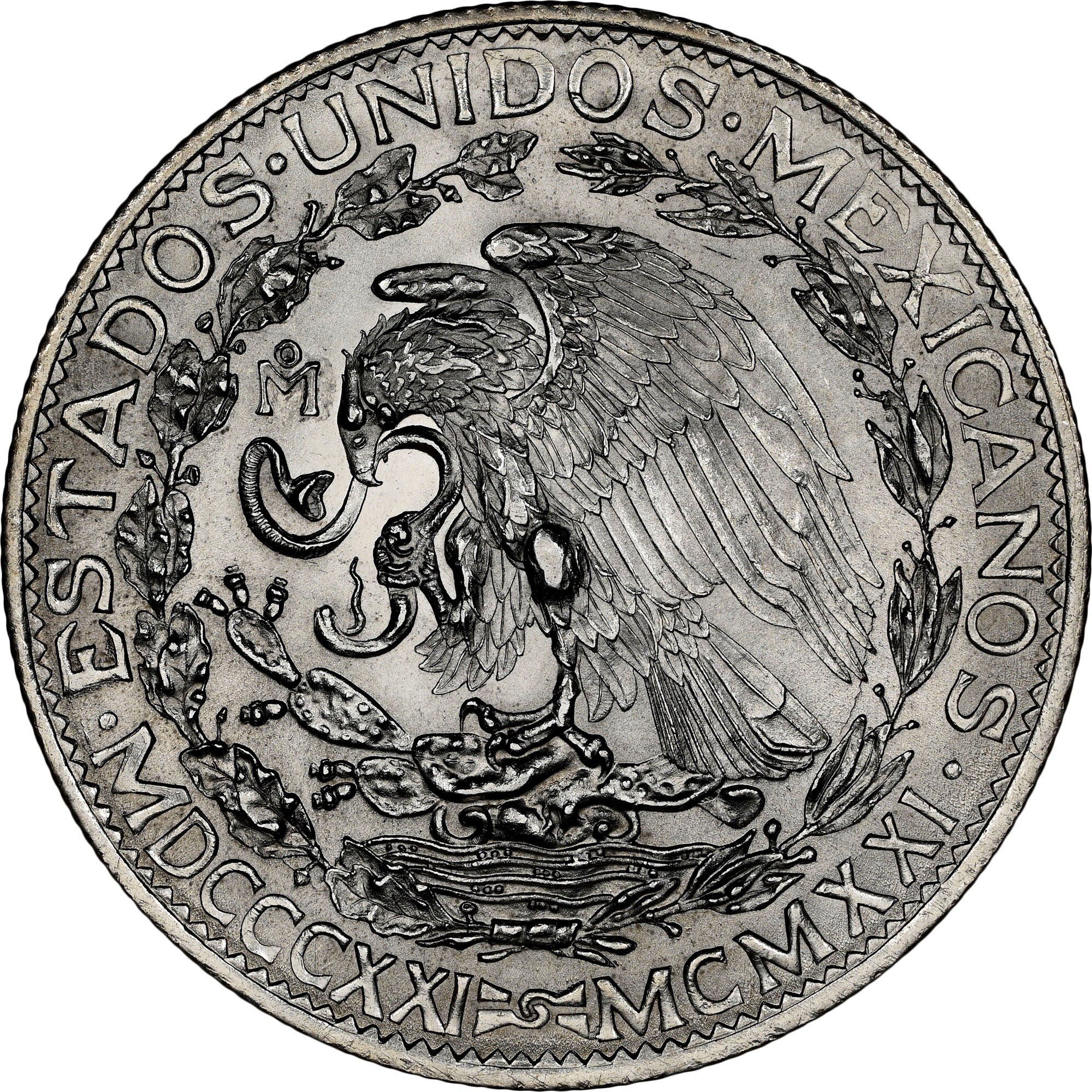 Mexico ESTADOS UNIDOS MEXICANOS 2 Pesos KM 462 Prices & Values | NGC