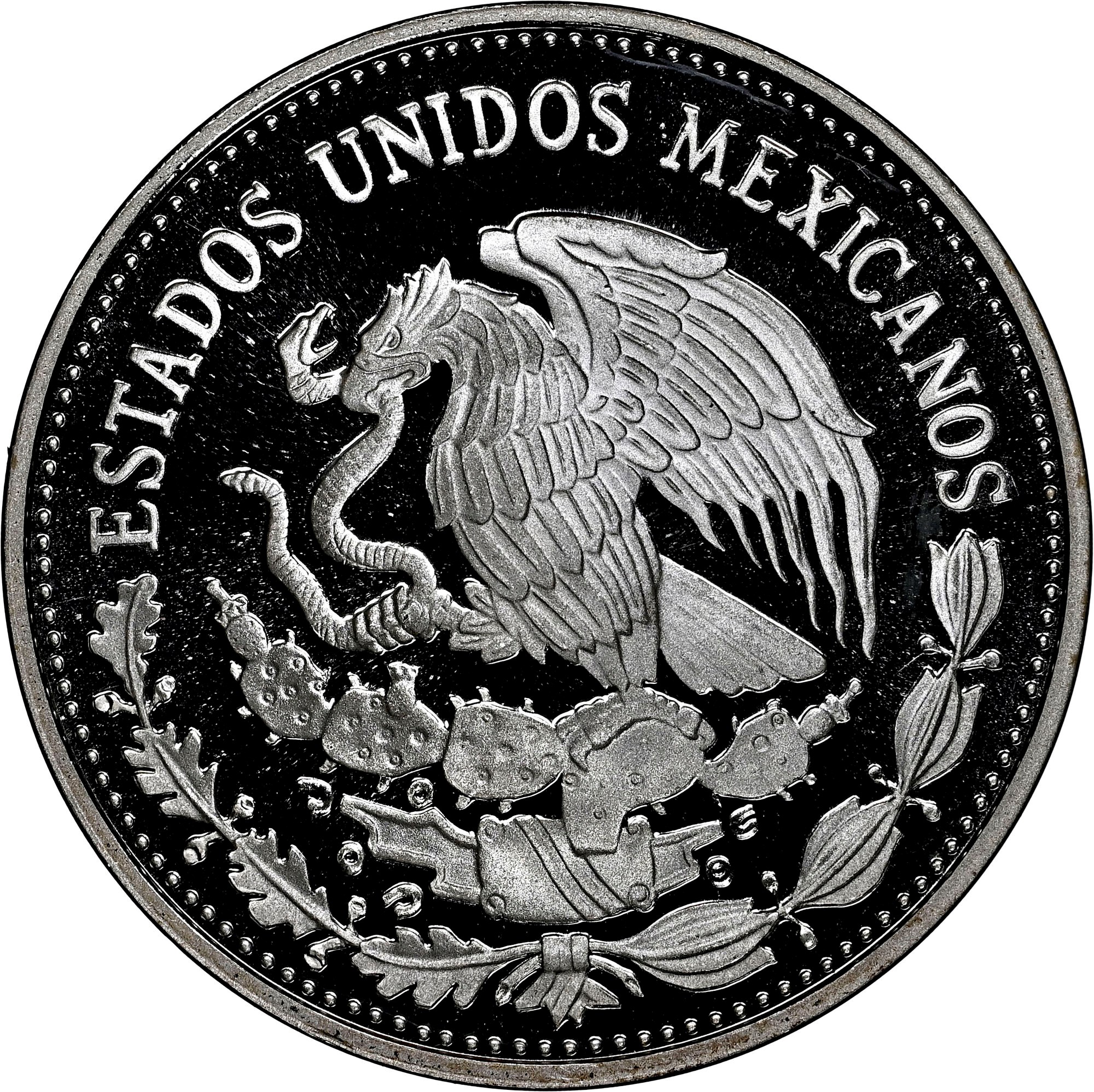 メキシコ エスタドス ウニドス メキシコペソ　銀貨　品位50% Mexico ESTADOS UNIDOS MEXICANOS 50 Pesos KM 504 Prices & Values | NGC