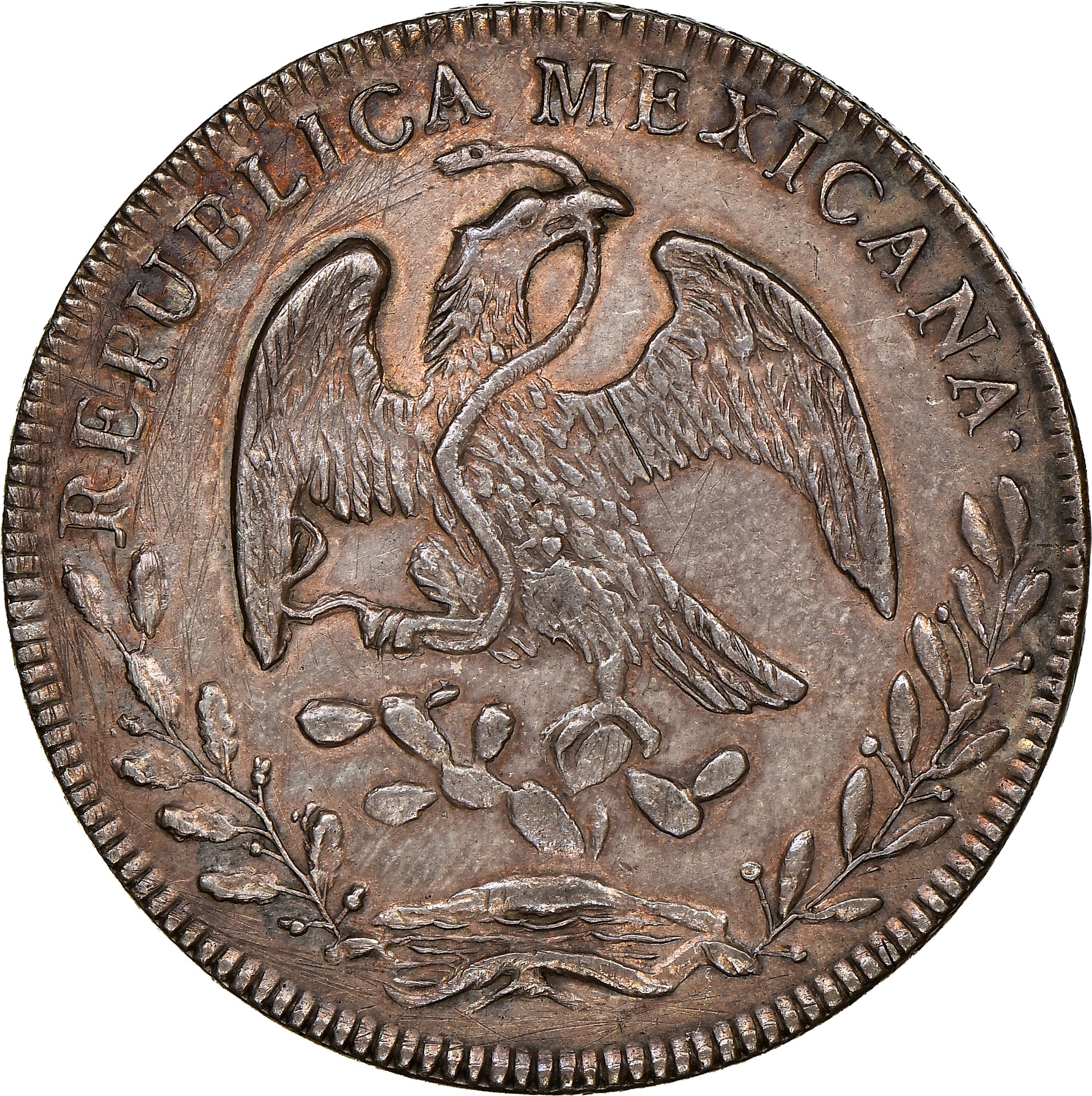 Mexico FIRST REPUBLIC 8 Reales KM 377.7 Prices & Values | NGC