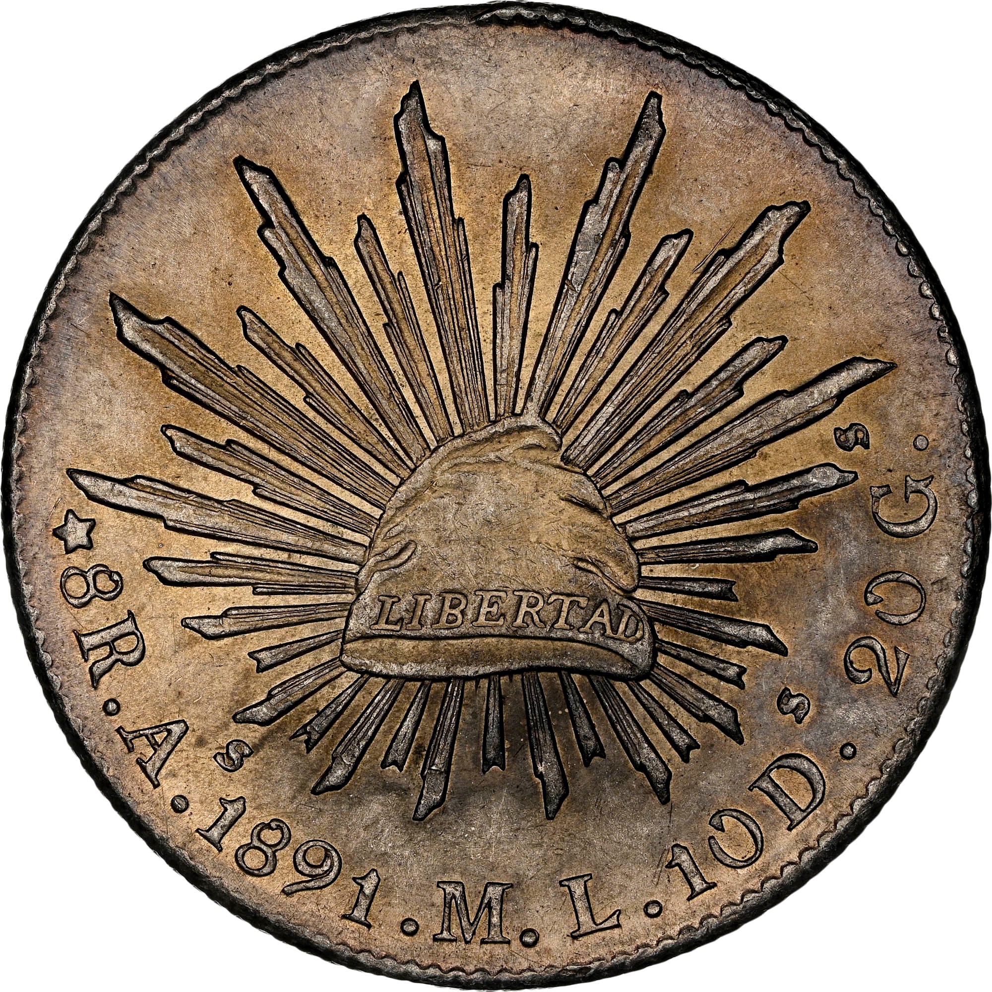 Mexico FIRST REPUBLIC 8 Reales KM 377 Prices & Values | NGC