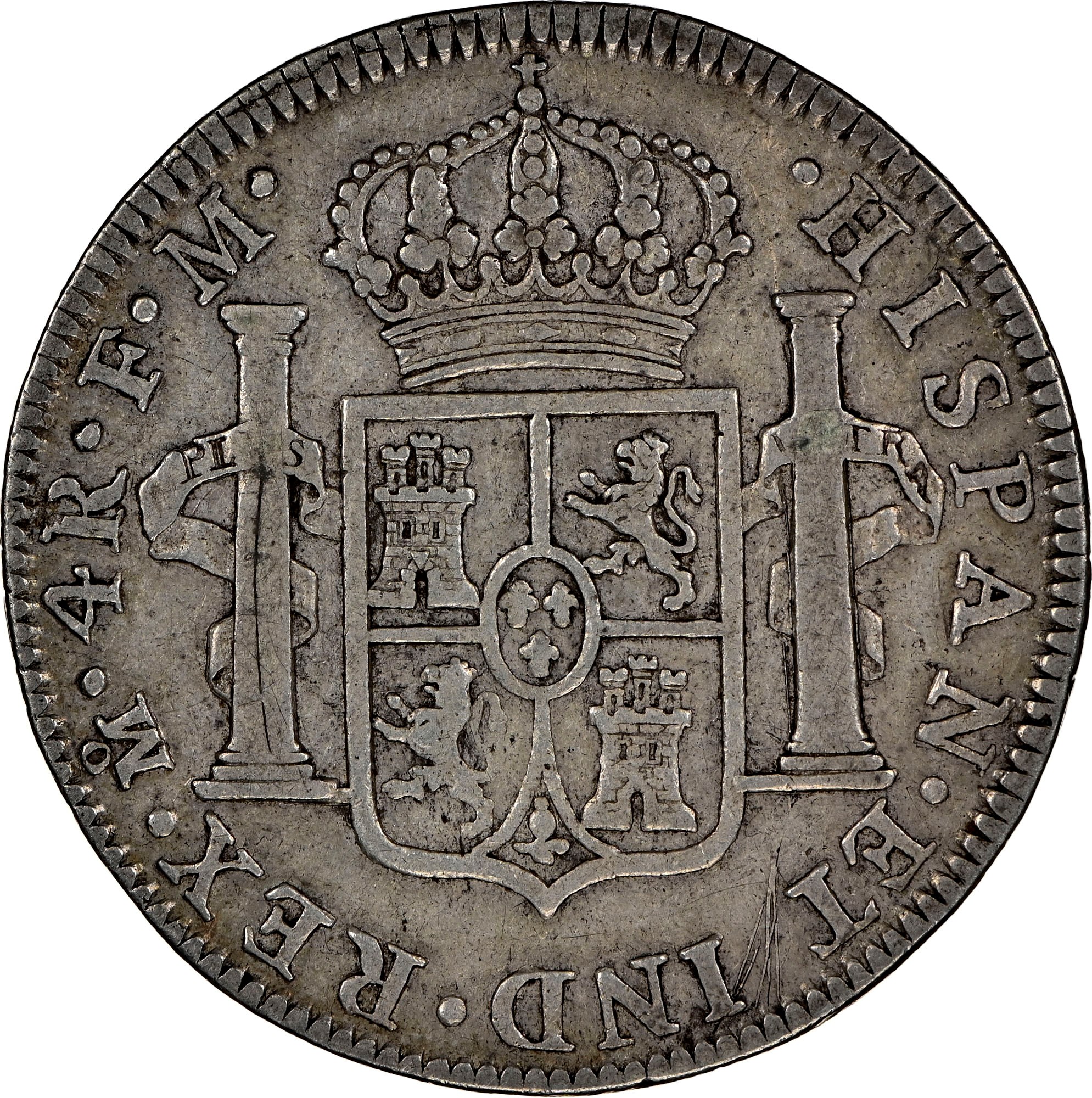Mexico SPANISH COLONY 4 Reales KM 97.2a Prices & Values | NGC