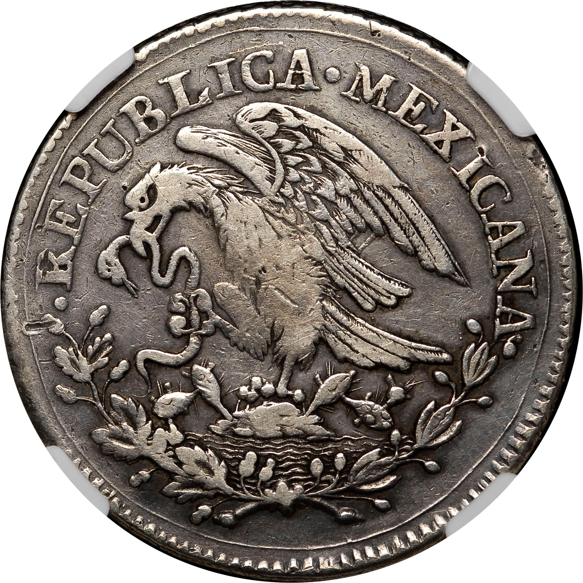 Mexico FIRST REPUBLIC 8 Reales KM 376.6 Prices & Values | NGC