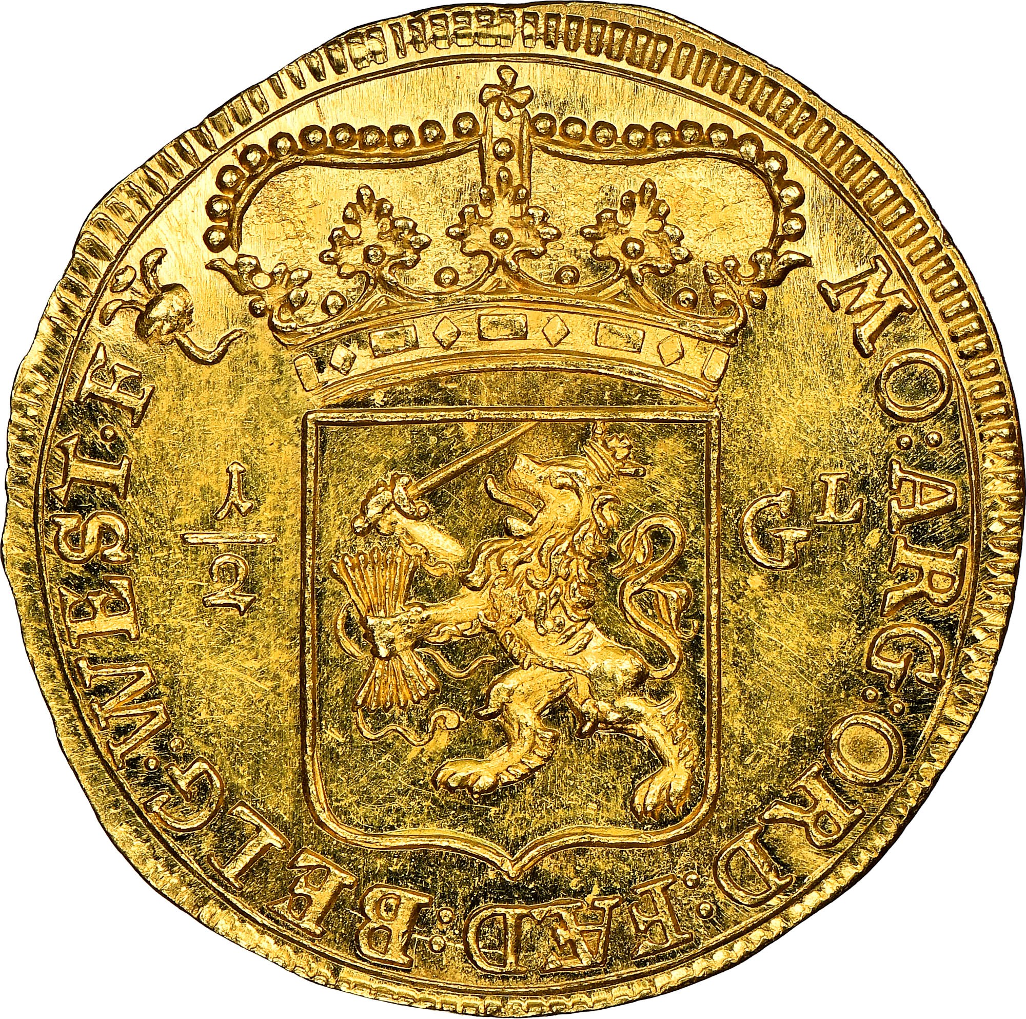 Netherlands WEST FRIESLAND 1/2 Gulden KM 150a Prices & Values NGC