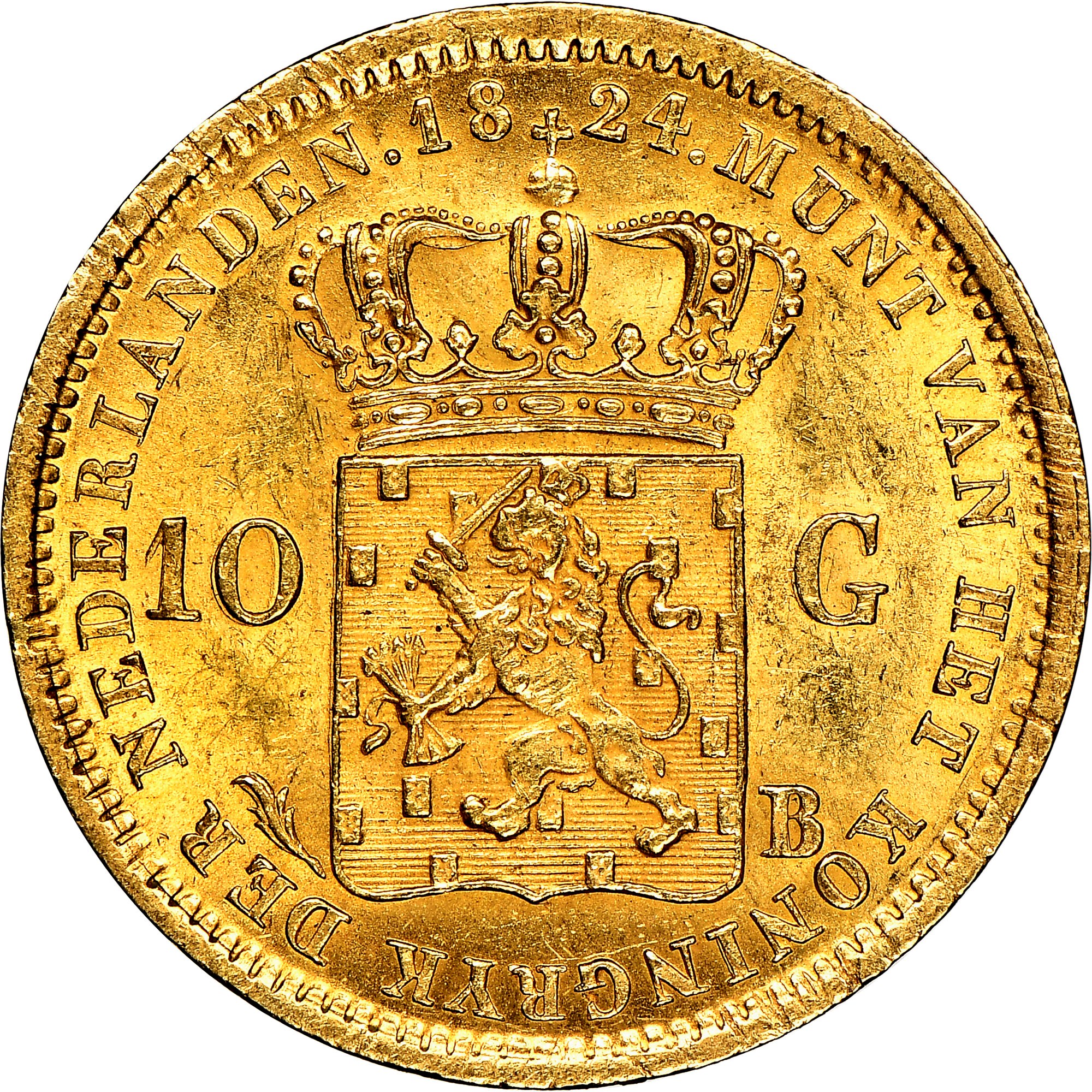 Netherlands 10 Gulden KM 56 Prices & Values NGC