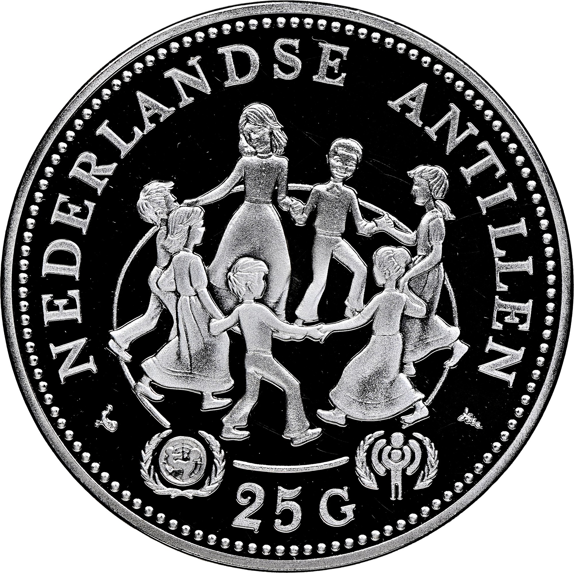 Netherlands Antilles 25 Gulden KM 22 Prices & Values | NGC