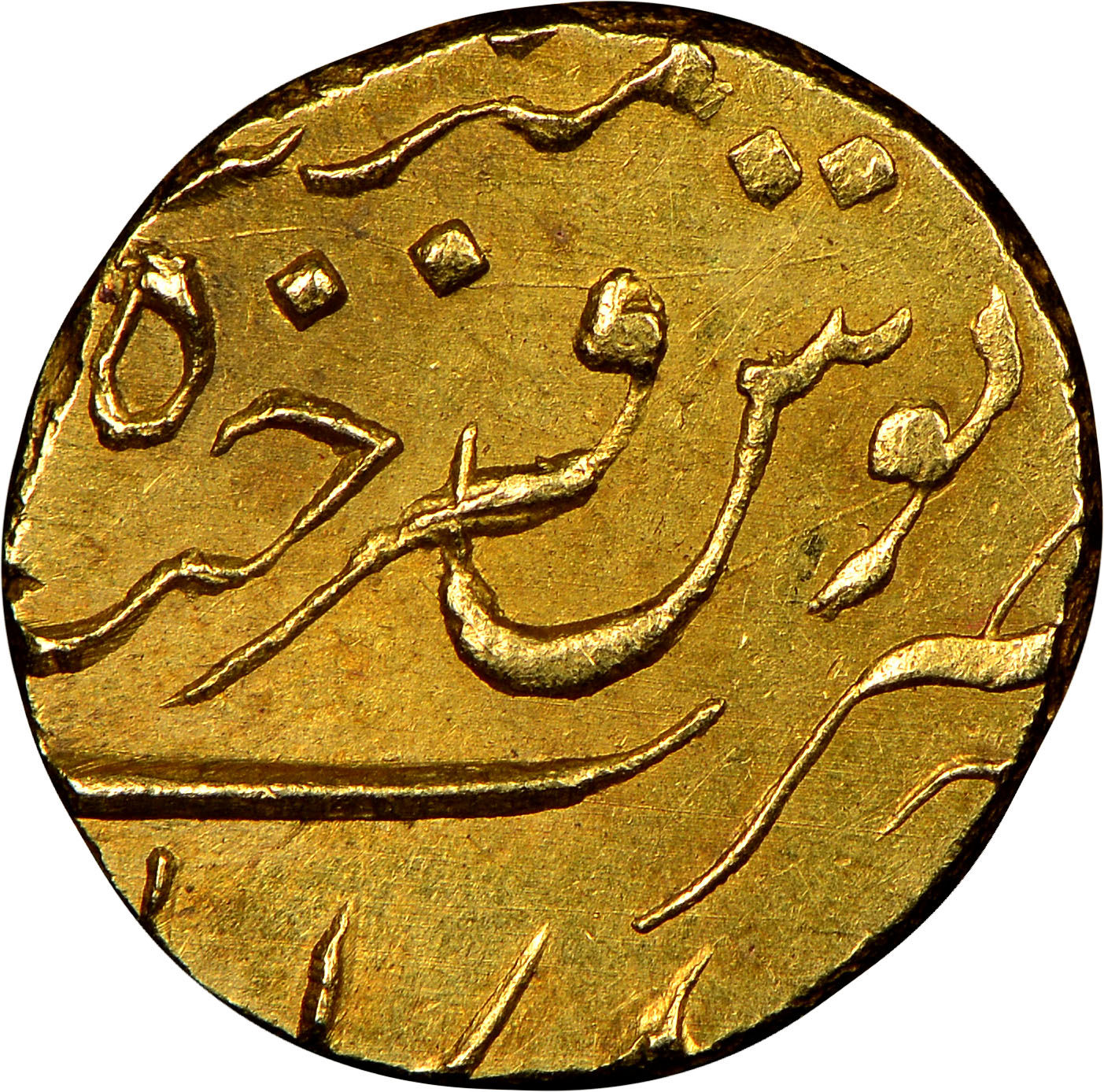 India-Princely States HYDERABAD 1/8 Ashrafi Y 19 Prices & Values | NGC