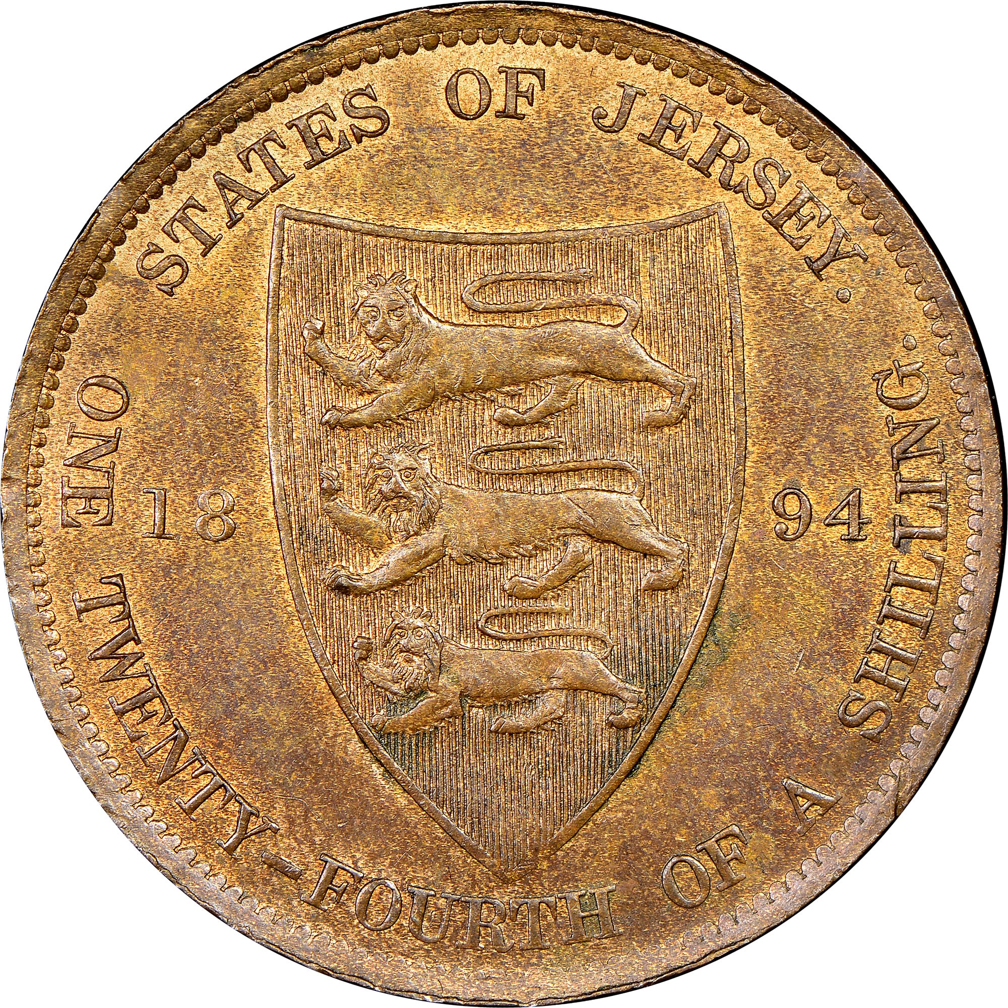 Jersey 1/24 Shilling KM 7 Prices & Values | NGC