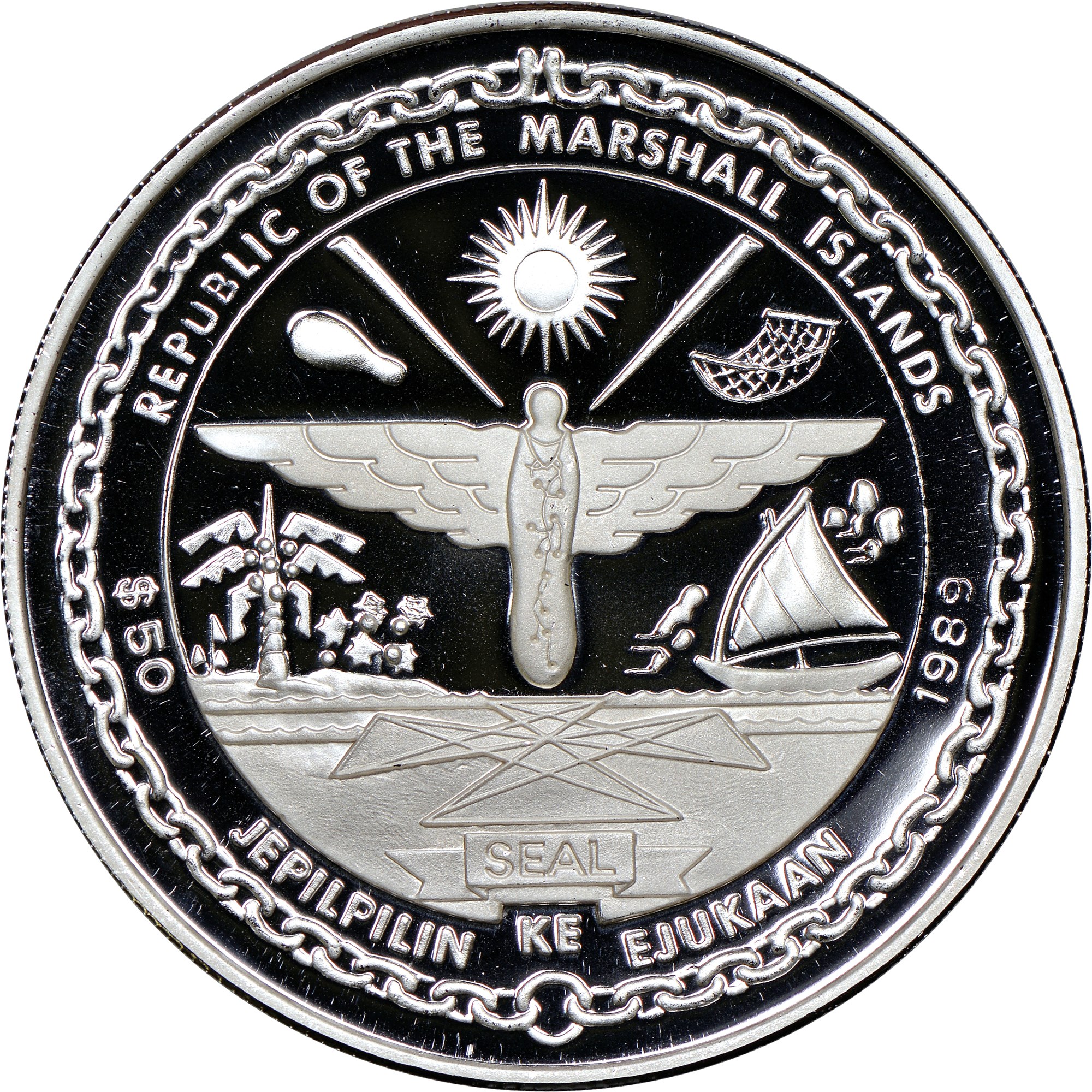 Marshall Islands 50 Dollars KM 27 Prices & Values | NGC