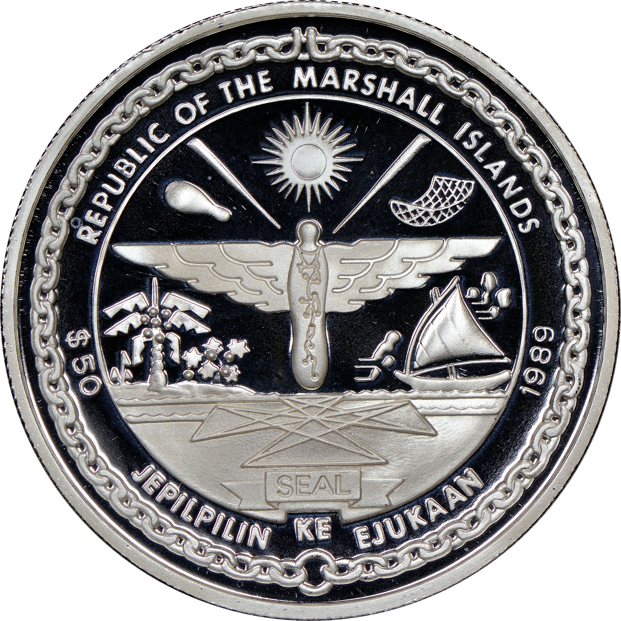 Marshall Islands 50 Dollars KM 57 Prices & Values | NGC