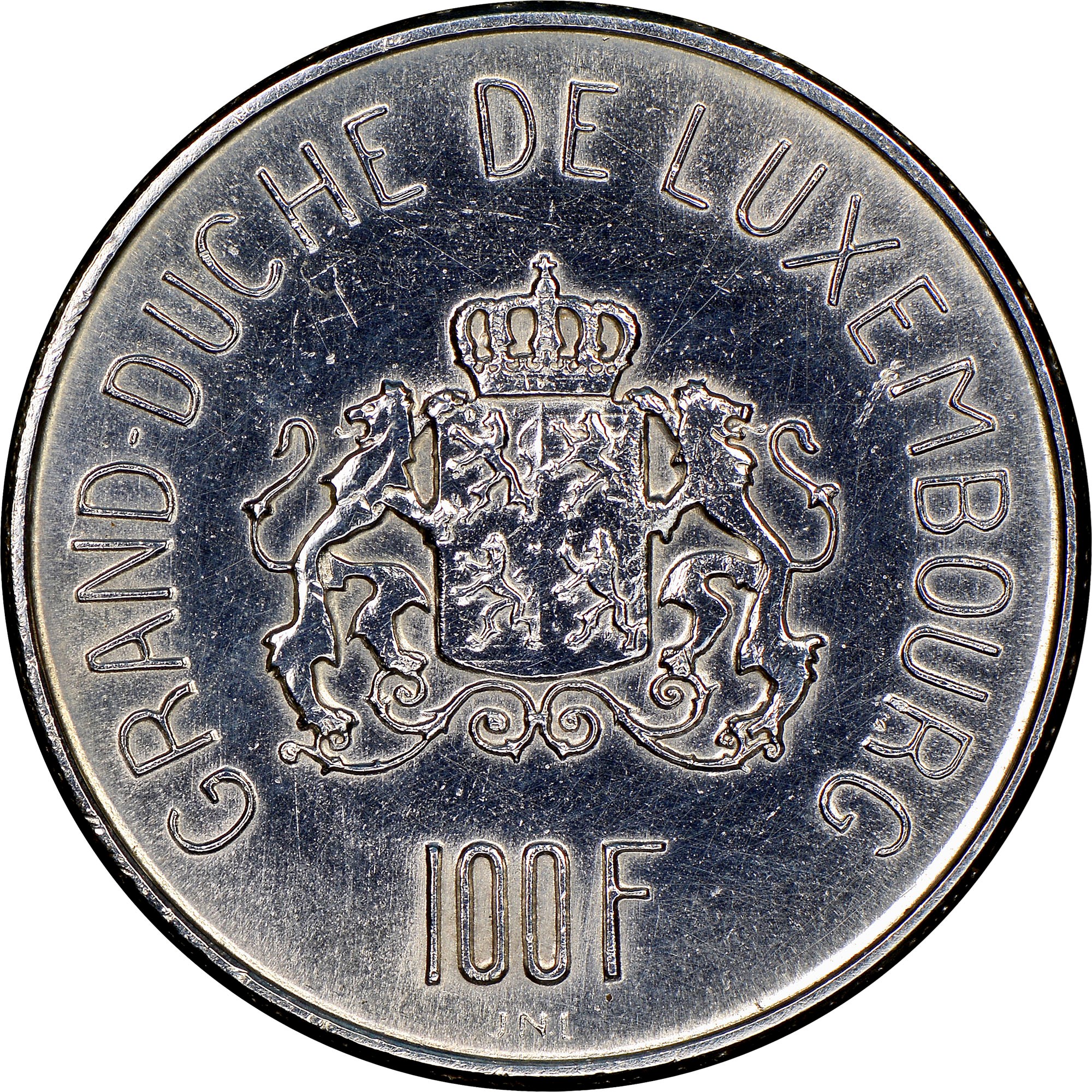 Luxembourg 100 Francs KM 52 Prices & Values | NGC