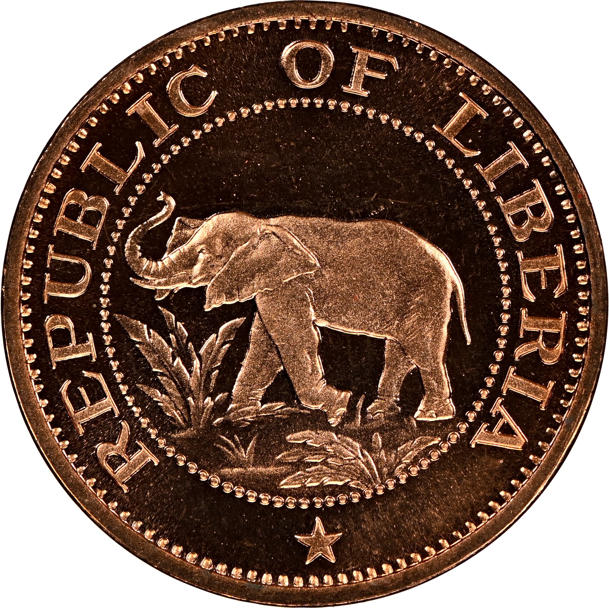 Liberia Cent KM 13 Prices & Values NGC