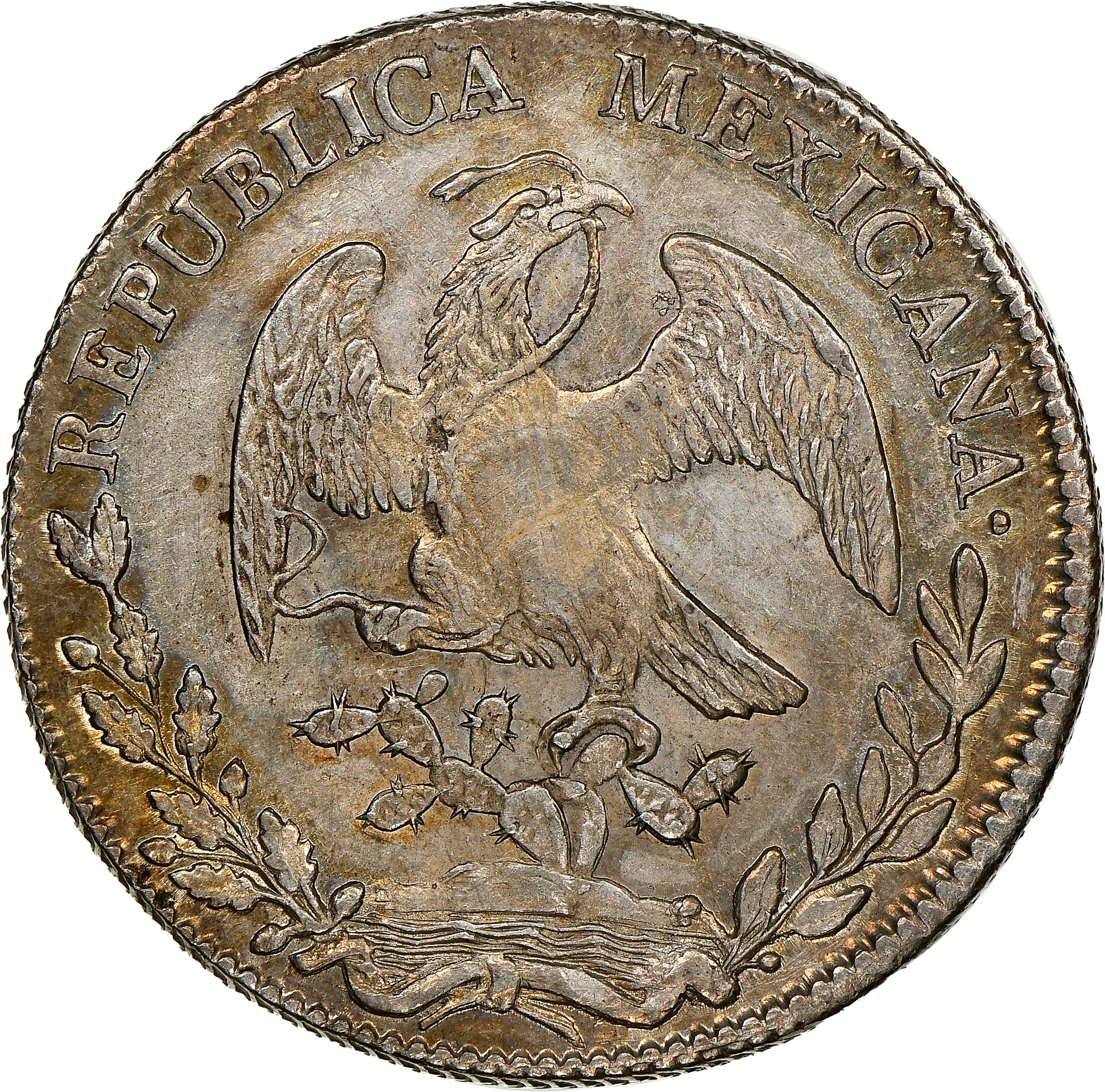 Mexico FIRST REPUBLIC 8 Reales KM 377.5 Prices & Values | NGC